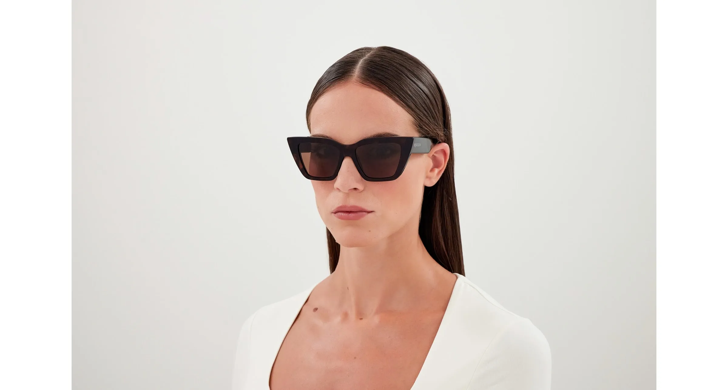Alexander McQueen AM0507S 002 Occhiali da sole Acetato Havana Marrone Cat Eye - immagine 4