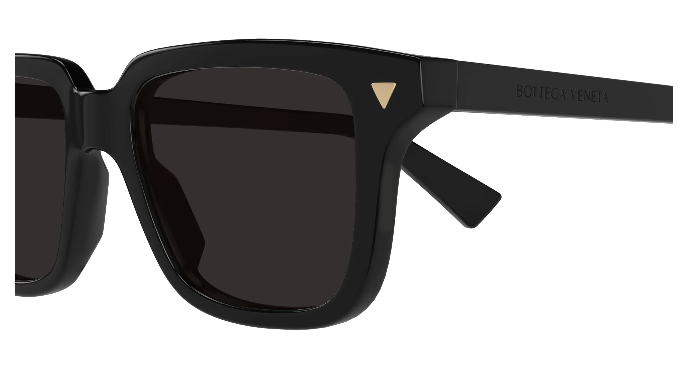 Bottega Veneta BV1363S 001 Occhiali da sole Acetato Nero Grigio Squadrata - immagine 3