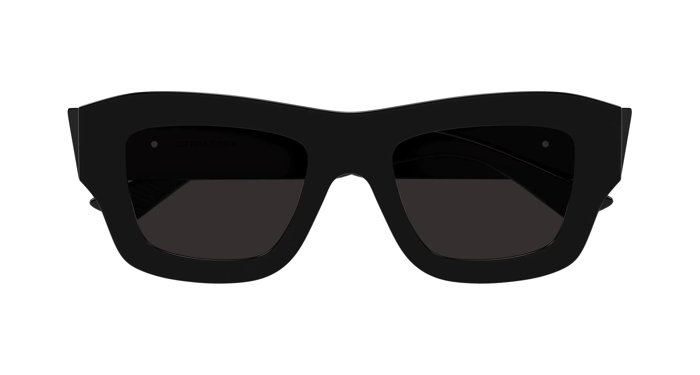 Bottega Veneta BV1357S 001 Occhiali da sole Acetato Nero Grigio Squadrata - immagine 2