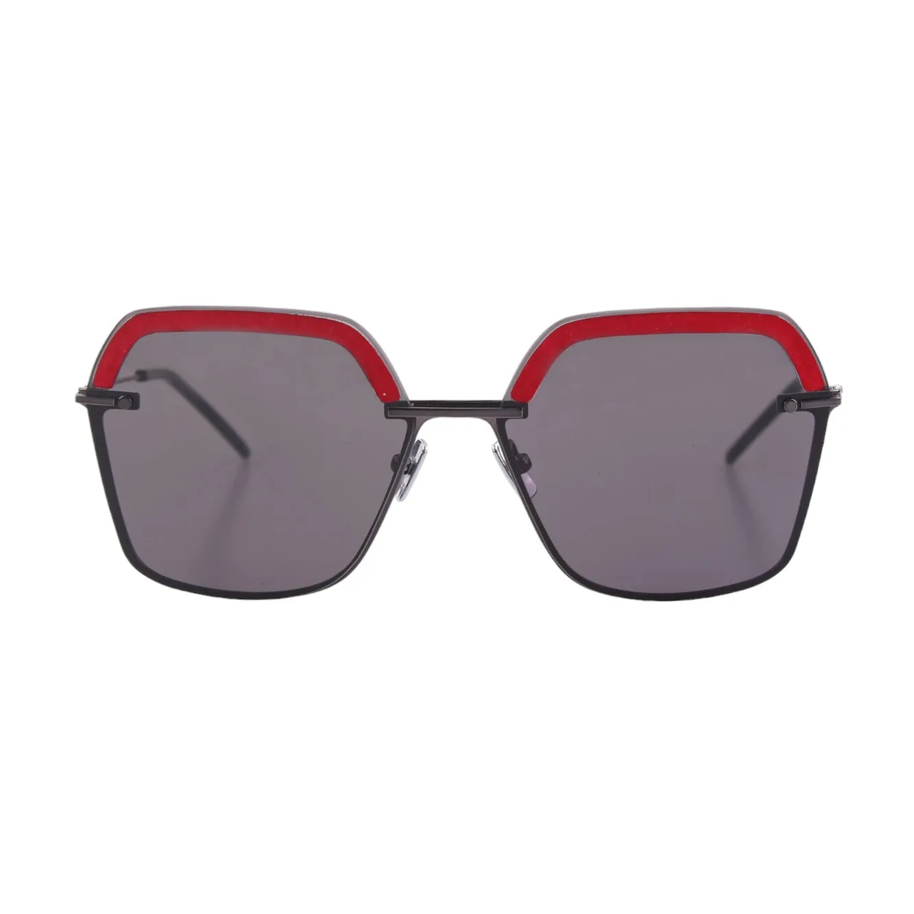 Italia Independent Donna JANICE 0314 V78.000 Occhiali da sole outlet Metallo Argento Grigio Geometrica Normale - immagine 2