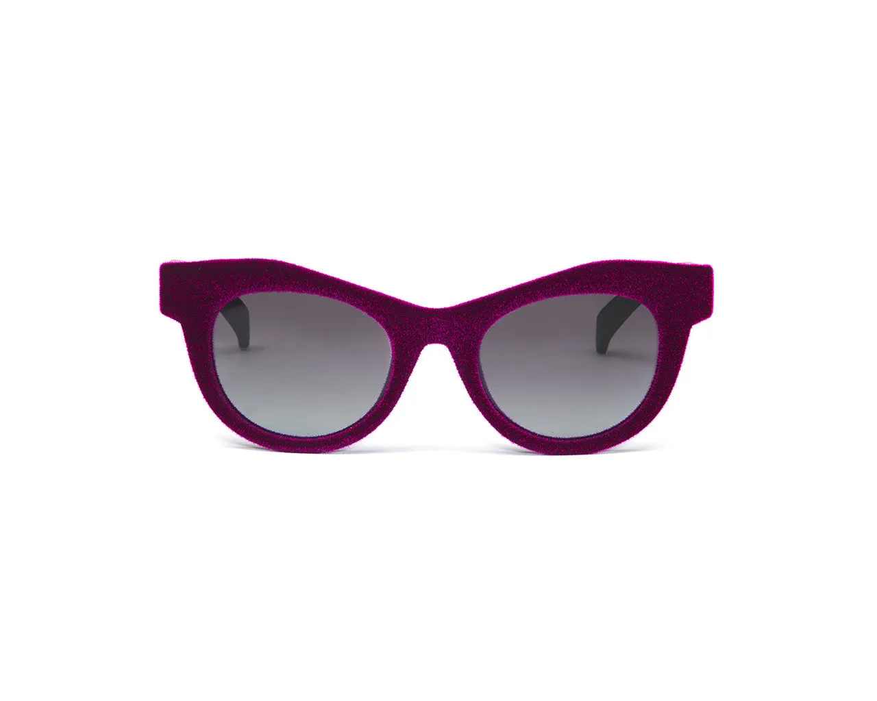 Italia Independent Donna 0096V 010.000 Occhiali da sole outlet Plastica Viola Grigio Cat Eye Sfumato - immagine 2