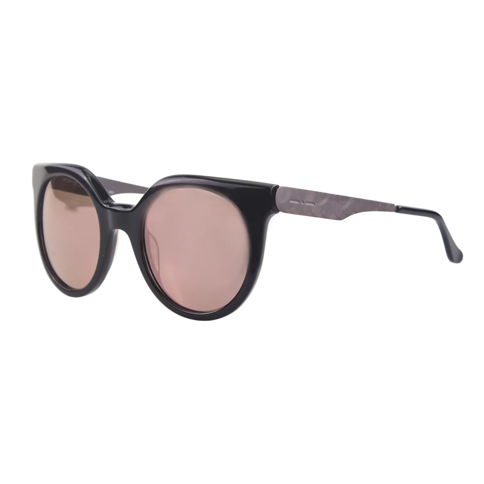 Italia Independent Donna I-LIGHT METAL 0801 009.ACE Occhiali da sole outlet Acetato Nero Grigio Cat Eye - immagine 1