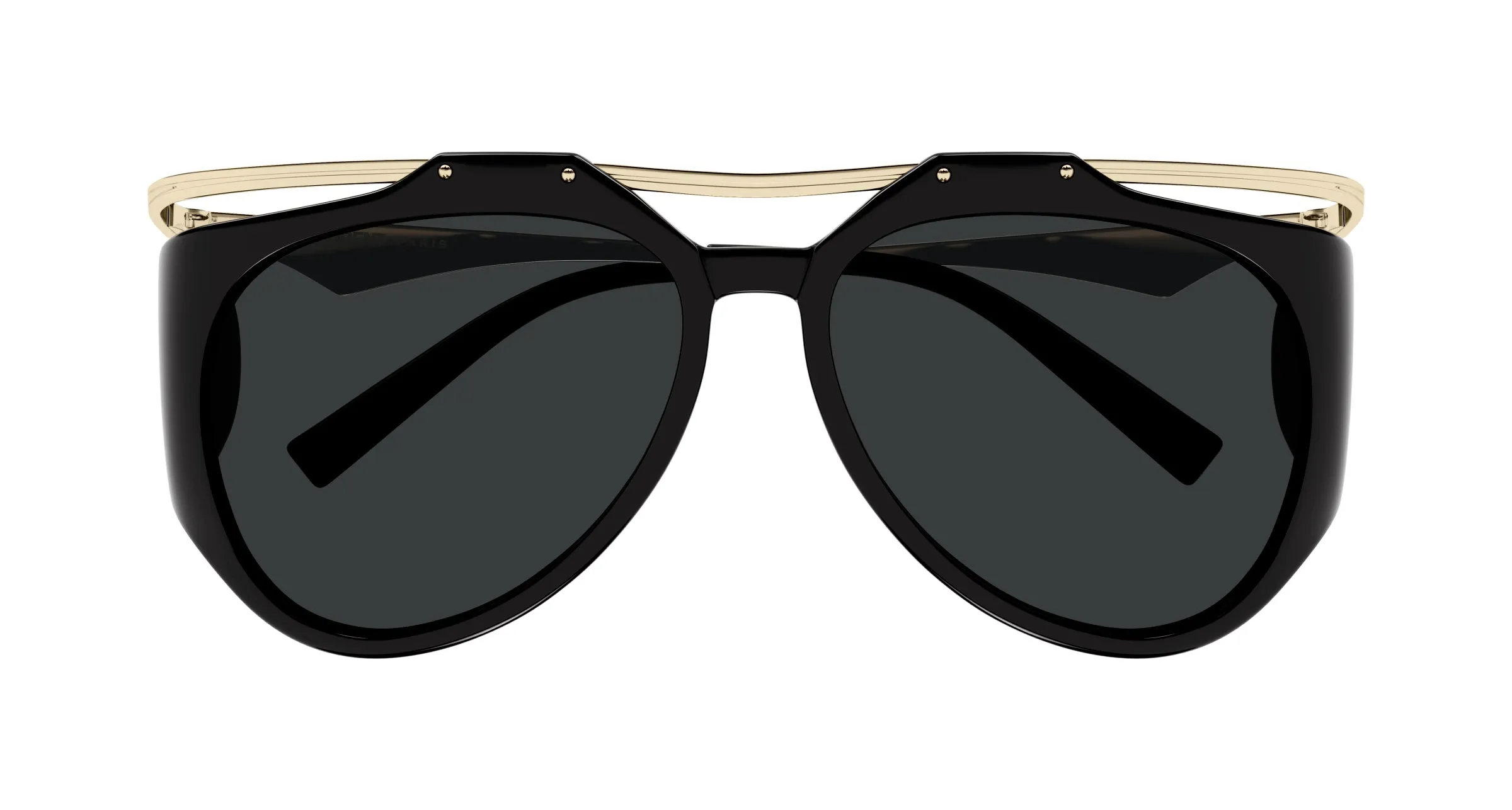 SAINT LAURENT SL M137/F AMELIA 001 Occhiali da sole Bio-iniettato Nero Nero Pilot - immagine 2