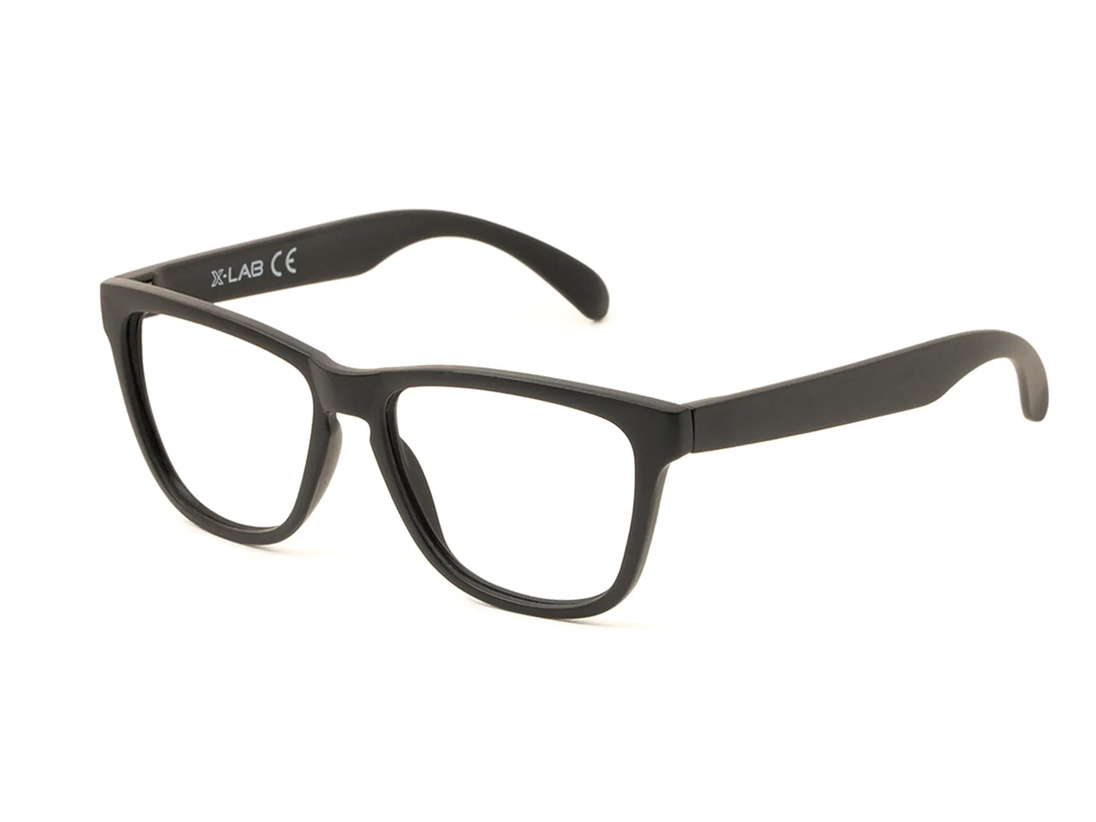 XLAB Unisex DEVON2 Montature da vista Plastica Nero Squadrata Anti-luce blu Anti luce blu - per PC - immagine 1