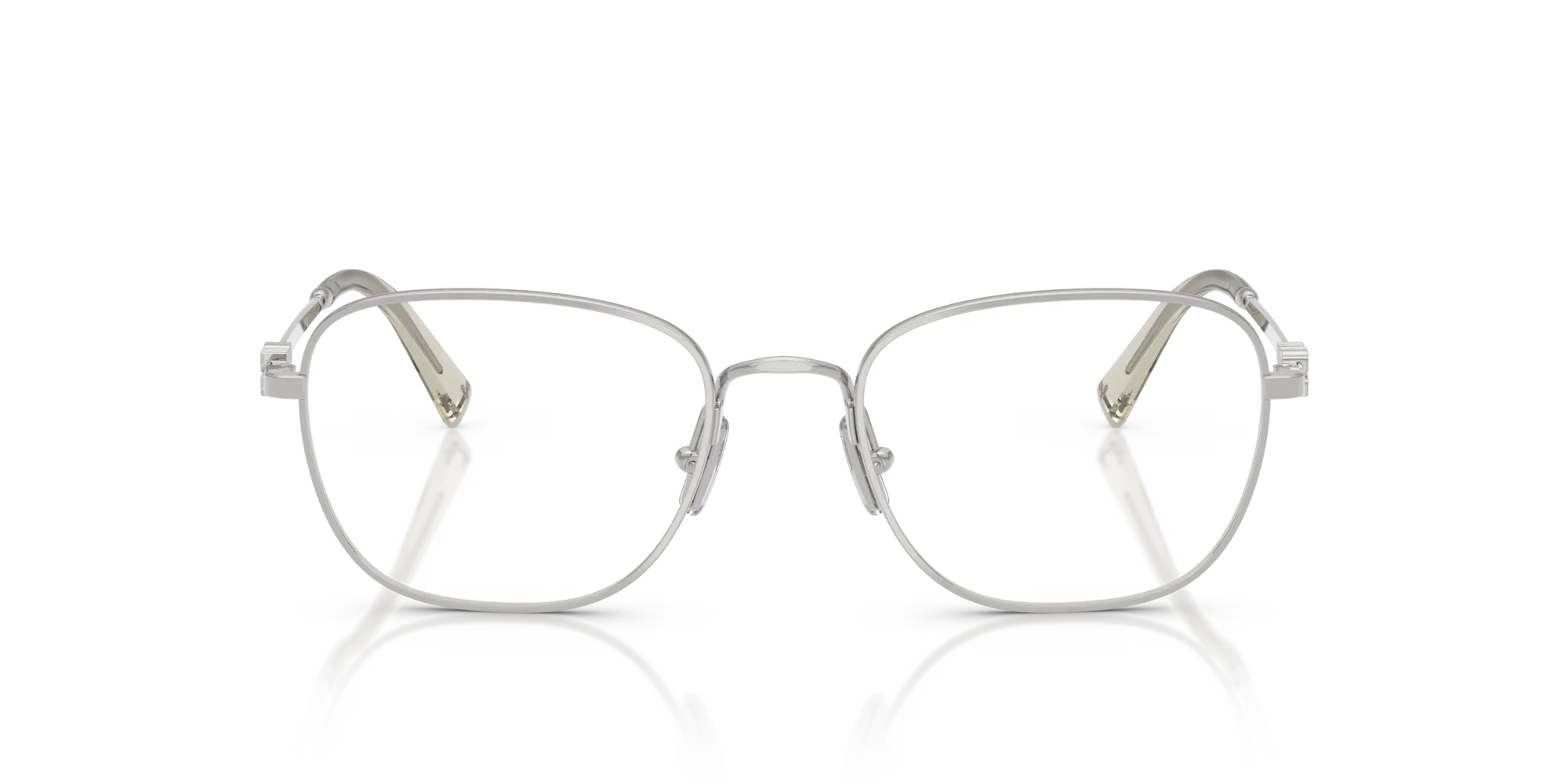 Miu Miu MU 50WV 1BC1O1 Montature da vista Metallo Argento Squadrata Normale - immagine 3