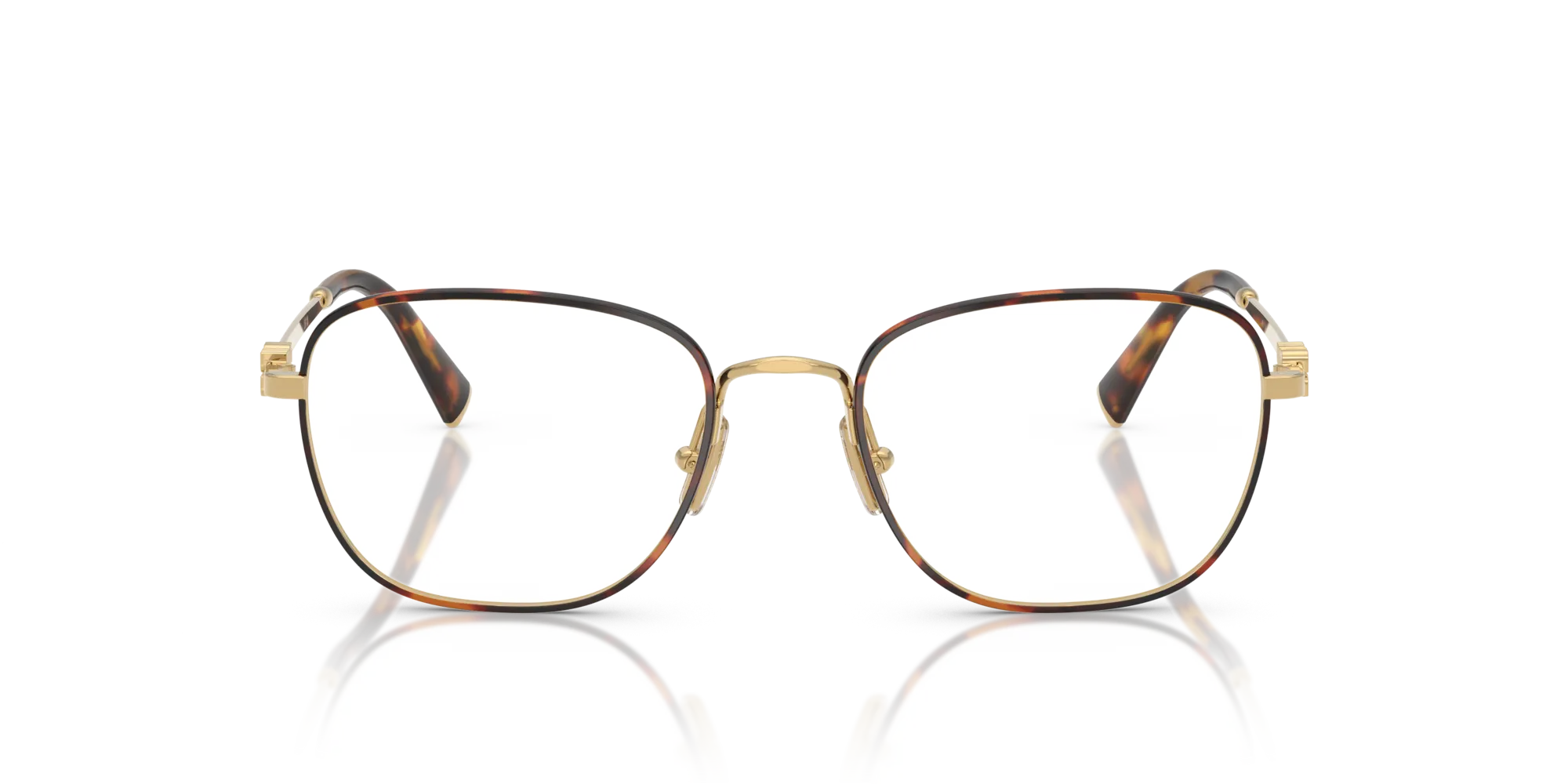 Miu Miu MU 50WV 14U1O1 Montature da vista Metallo Tartaruga Squadrata Normale - immagine 3