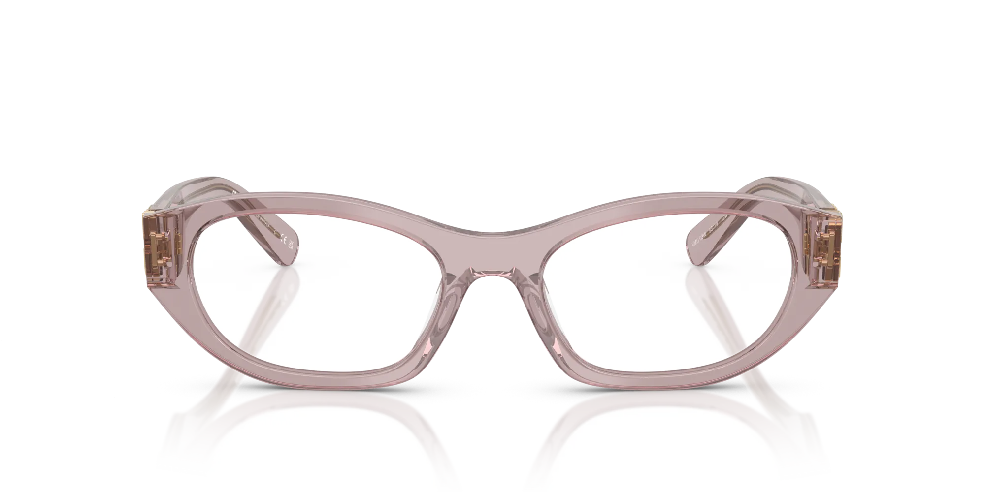 Miu Miu MU 03WV 12W1O1 Montature da vista Acetato Viola Geometrica Normale - immagine 3