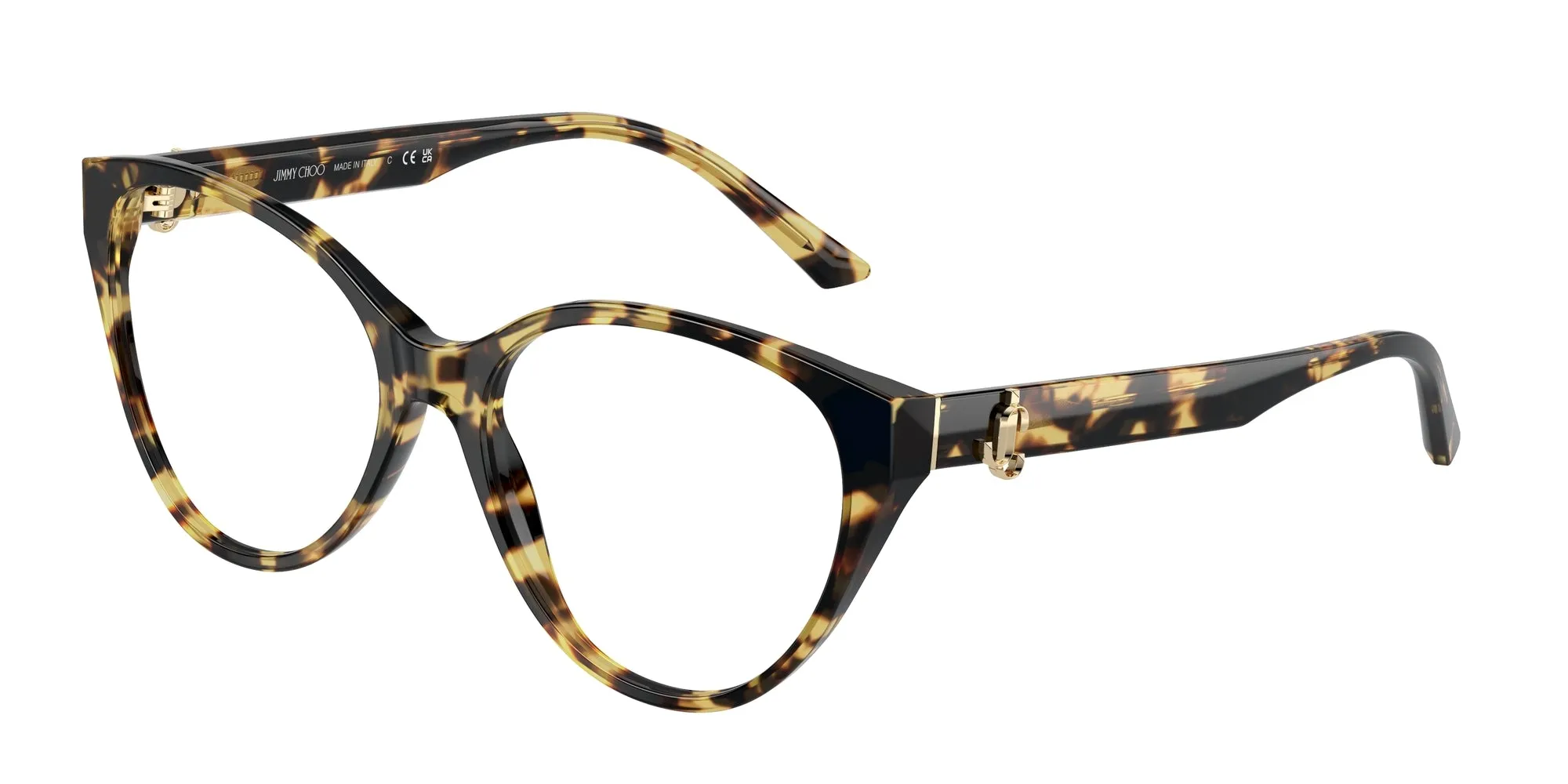 Jimmy Choo JC3009 5004 Montature da vista Acetato Havana Cat Eye - immagine 1