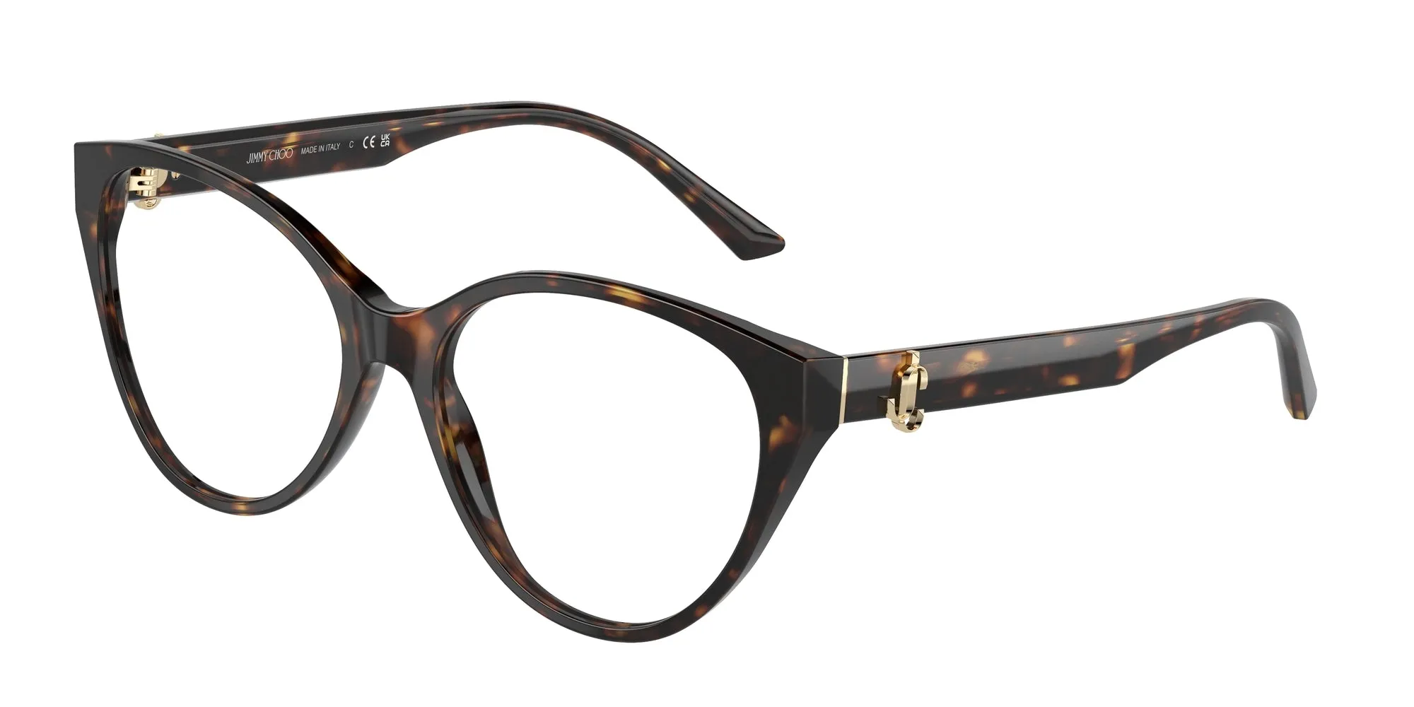 Jimmy Choo JC3009 5002 Montature da vista Acetato Havana Cat Eye - immagine 1