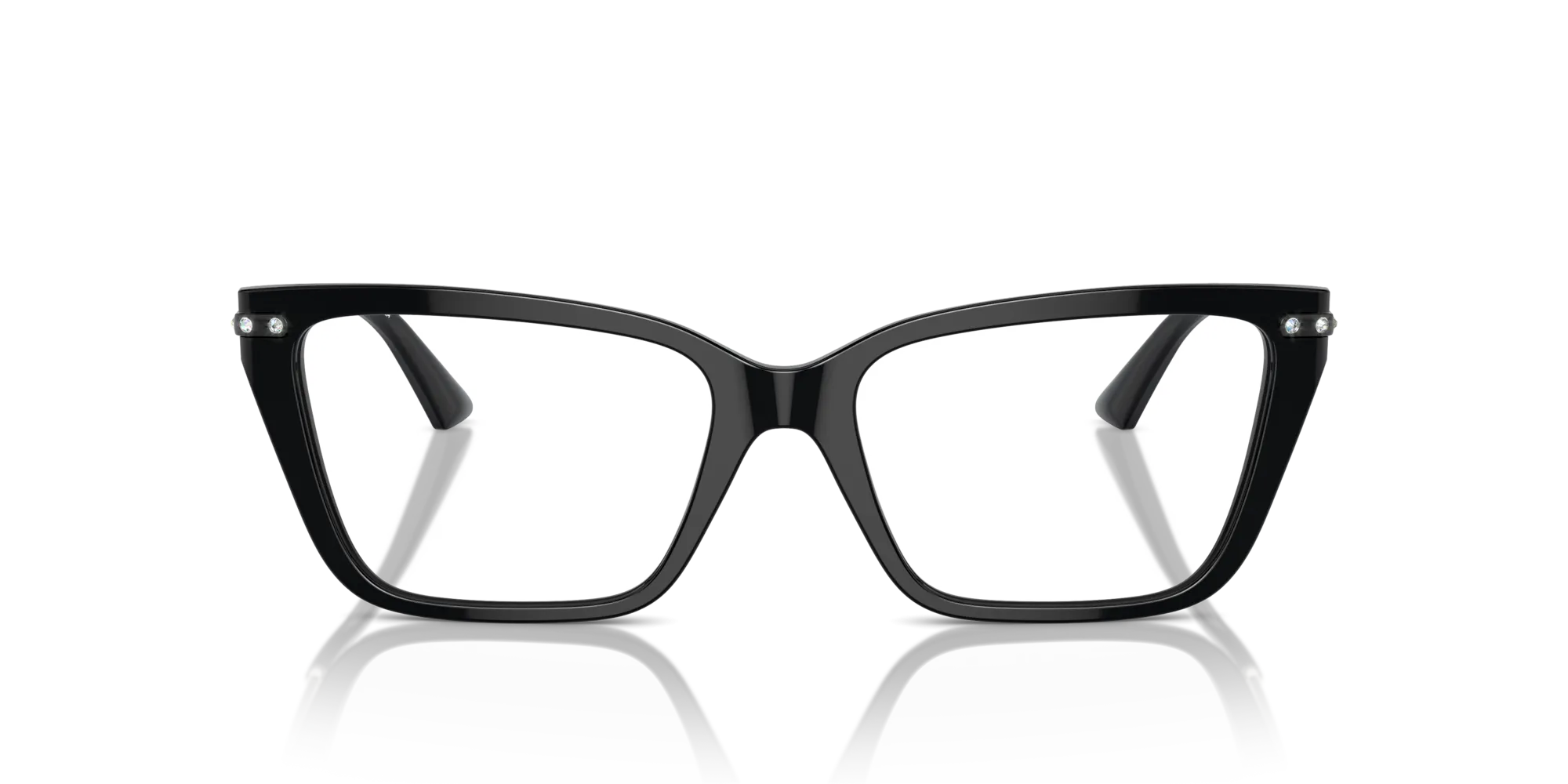 Jimmy Choo JC3002B 5017 Montature da vista Acetato Nero Cat Eye - immagine 3