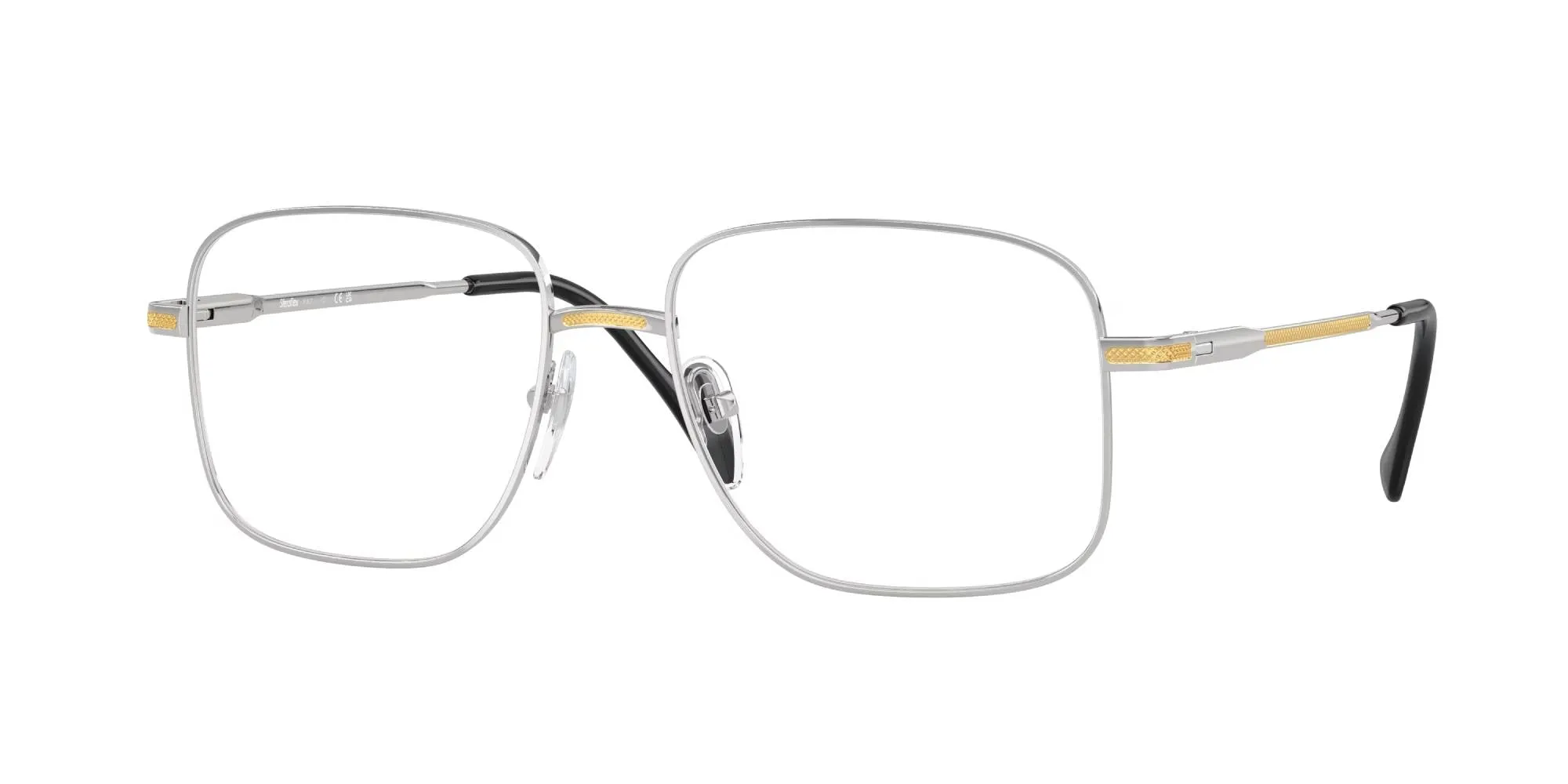 Sferoflex Uomo SF2298 131 Montature da vista Metallo Argento Squadrata - immagine 1