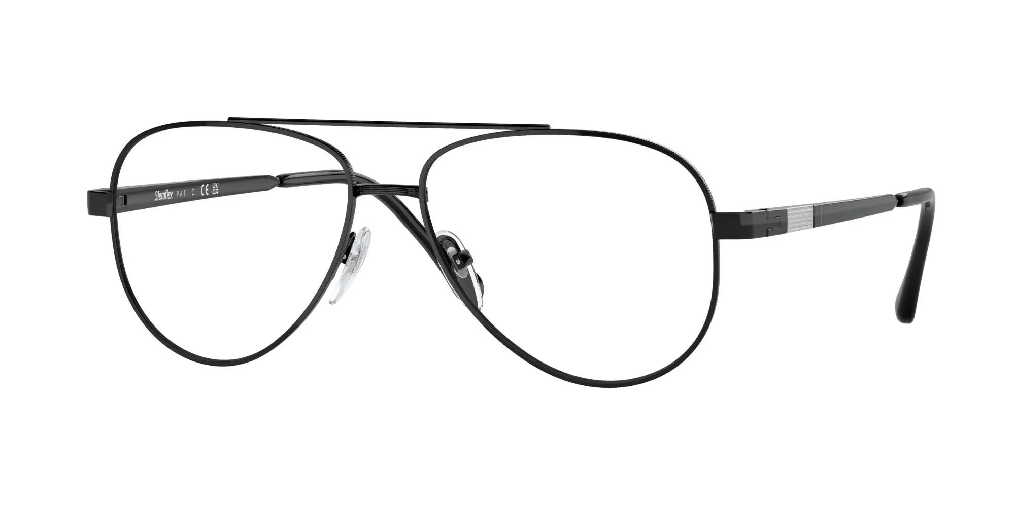 Sferoflex Uomo SF2297 460 Montature da vista Metallo Nero Pilot - immagine 1