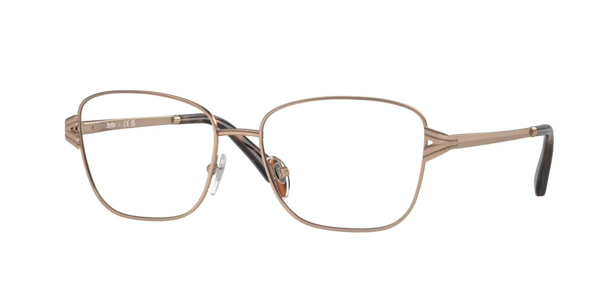 Sferoflex Donna SF2602 488 Montature da vista Metallo Rame Squadrata - immagine 1