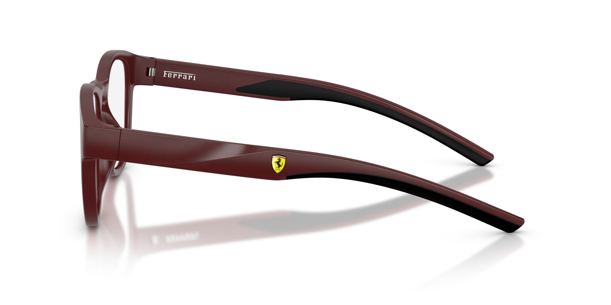 Ferrari Scuderia FZ8021U 530 Montature da vista Iniettato Bordeaux Pantos Normale - immagine 4