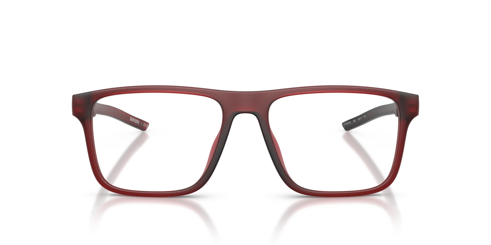 Ferrari Scuderia FZ8020U 508 Montature da vista Iniettato Bordeaux Pillow Normale - immagine 3