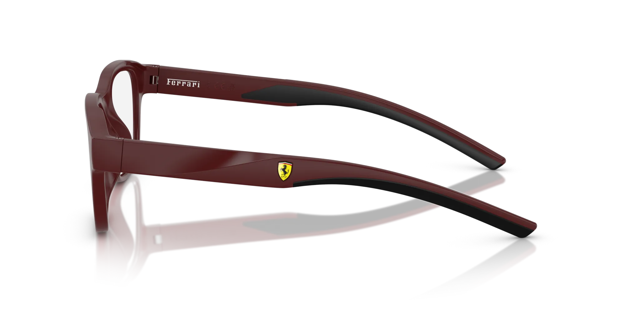 Ferrari Scuderia FZ8017U 530 Montature da vista Iniettato Bordeaux Pillow Normale - immagine 4