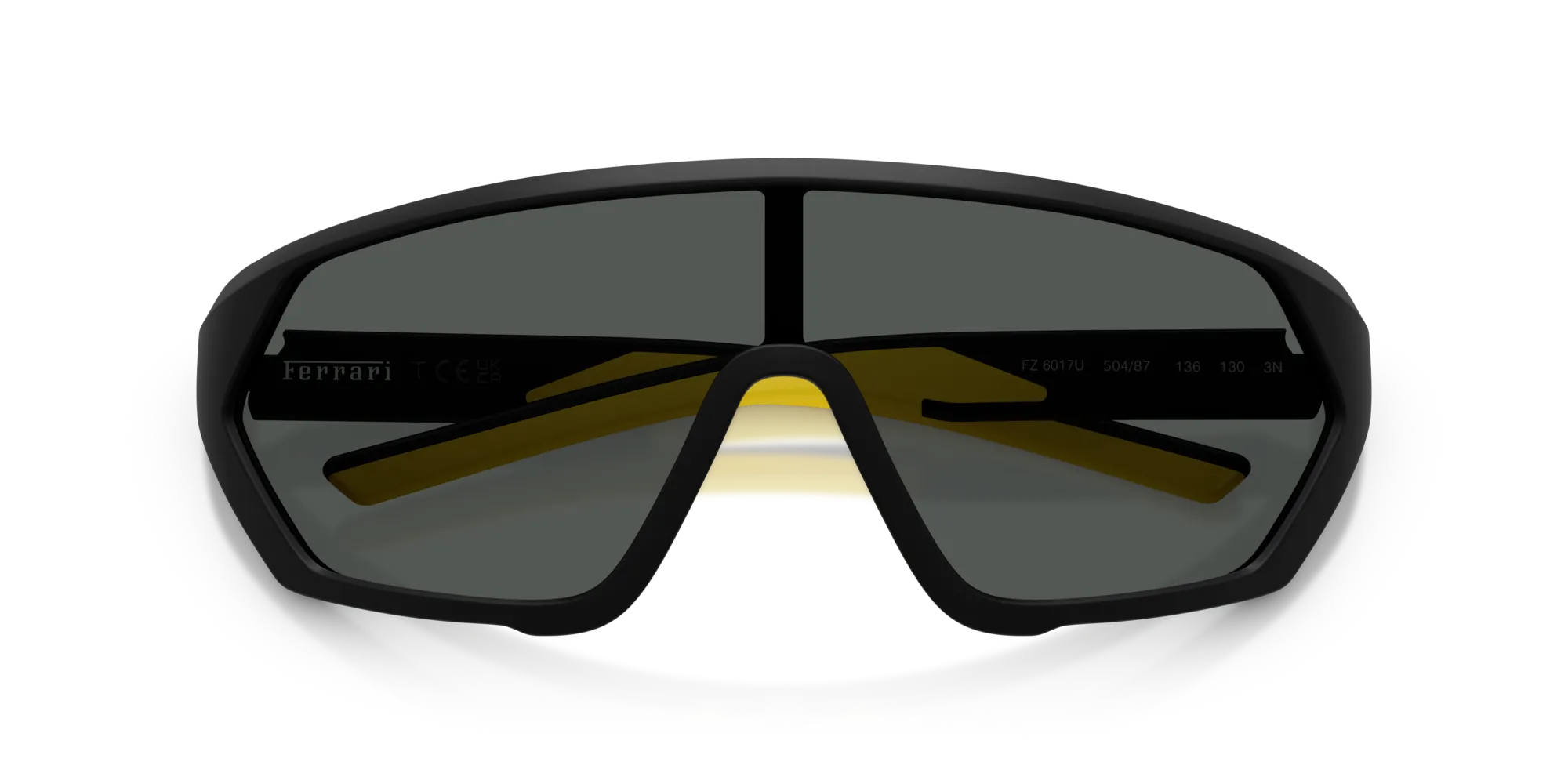 Ferrari Scuderia FZ6017U 504/87 Occhiali da sole Iniettato Nero Grigio Pillow Normale - immagine 2