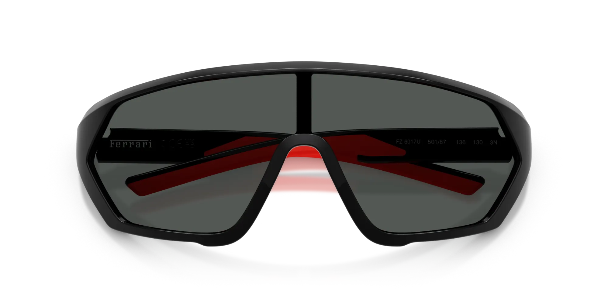 Ferrari Scuderia FZ6017U 501/87 Occhiali da sole Iniettato Nero Grigio Pillow Normale - immagine 2