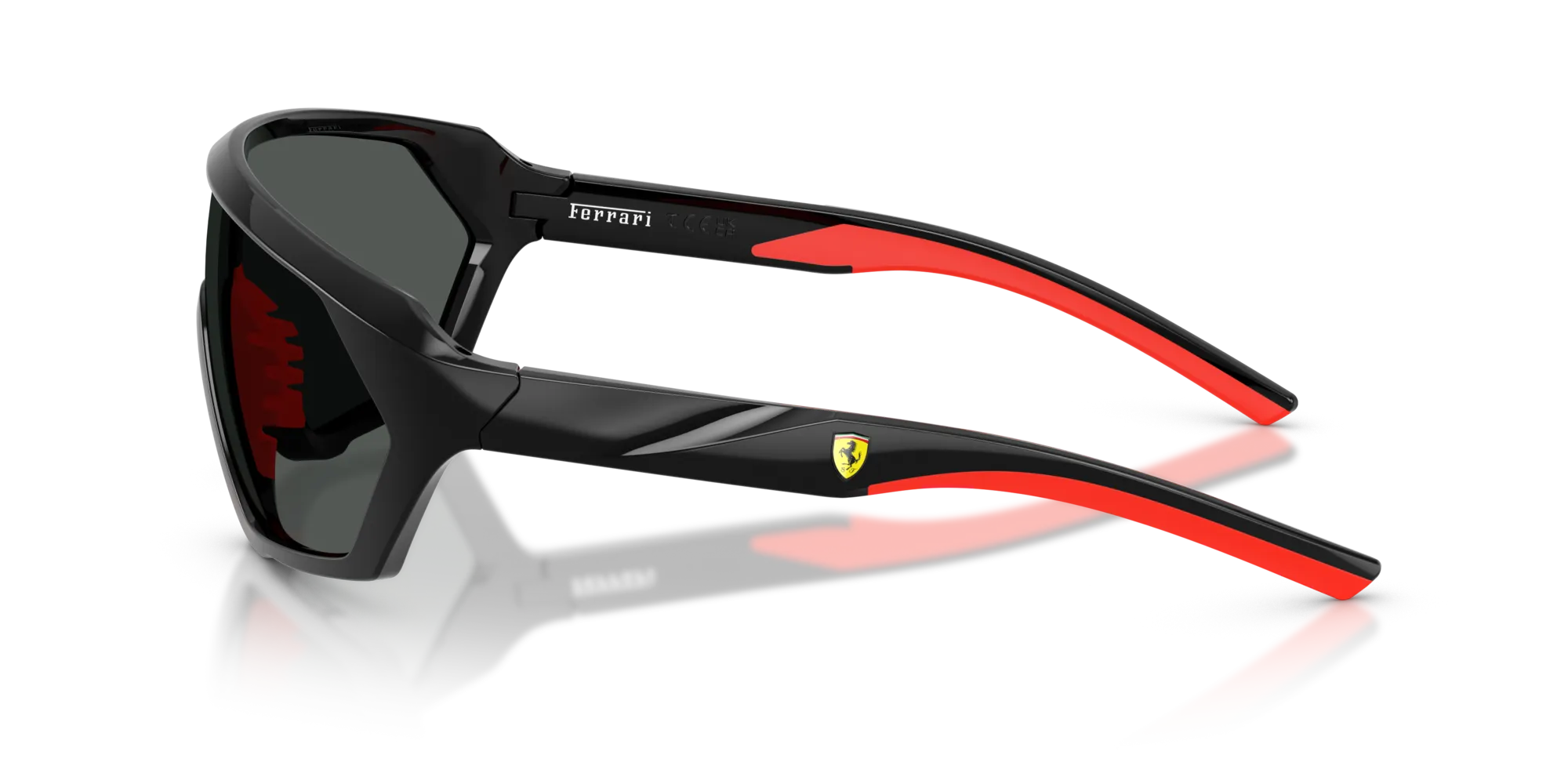 Ferrari Scuderia FZ6017U 501/87 Occhiali da sole Iniettato Nero Grigio Pillow Normale - immagine 4