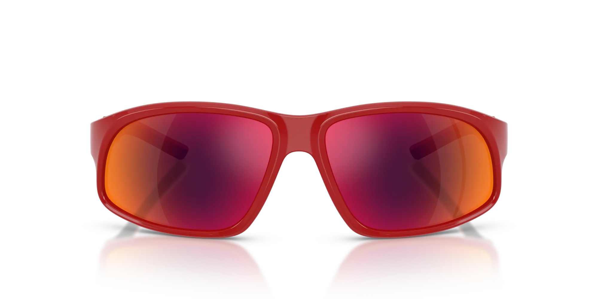 Ferrari Scuderia FZ6016U 526/6Q Occhiali da sole Iniettato Rosso Rosso Geometrica Normale Specchiato - immagine 3