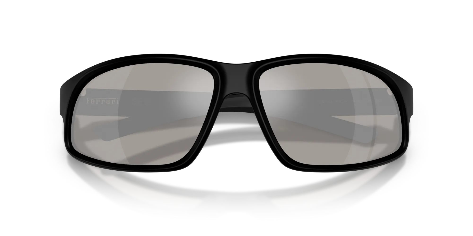 Ferrari Scuderia FZ6016U 504/6G Occhiali da sole Iniettato Nero Grigio Geometrica Normale Specchiato - immagine 2