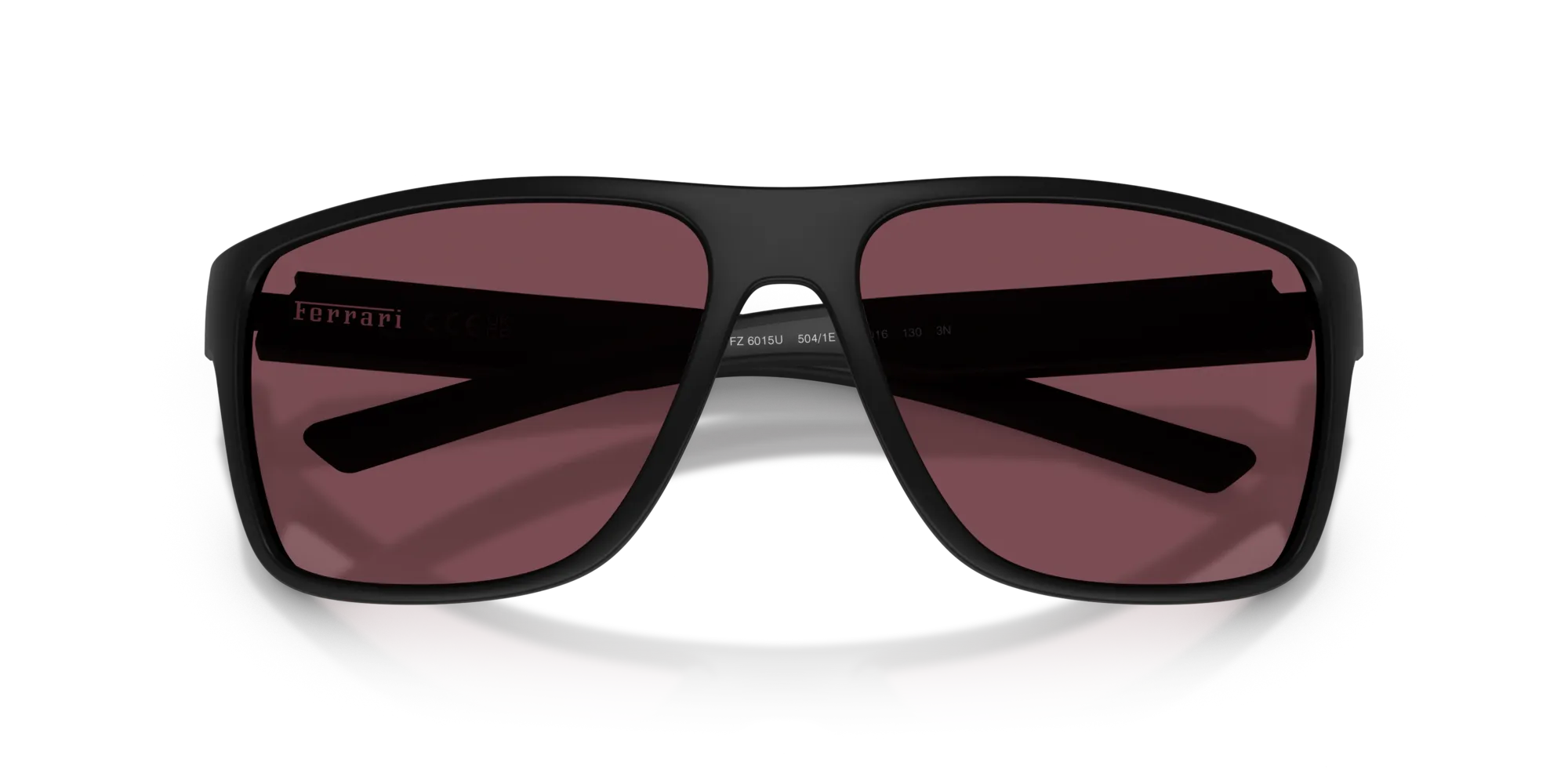 Ferrari Scuderia FZ6015U 504/1E Occhiali da sole Iniettato Nero Rosso Pillow Normale - immagine 2