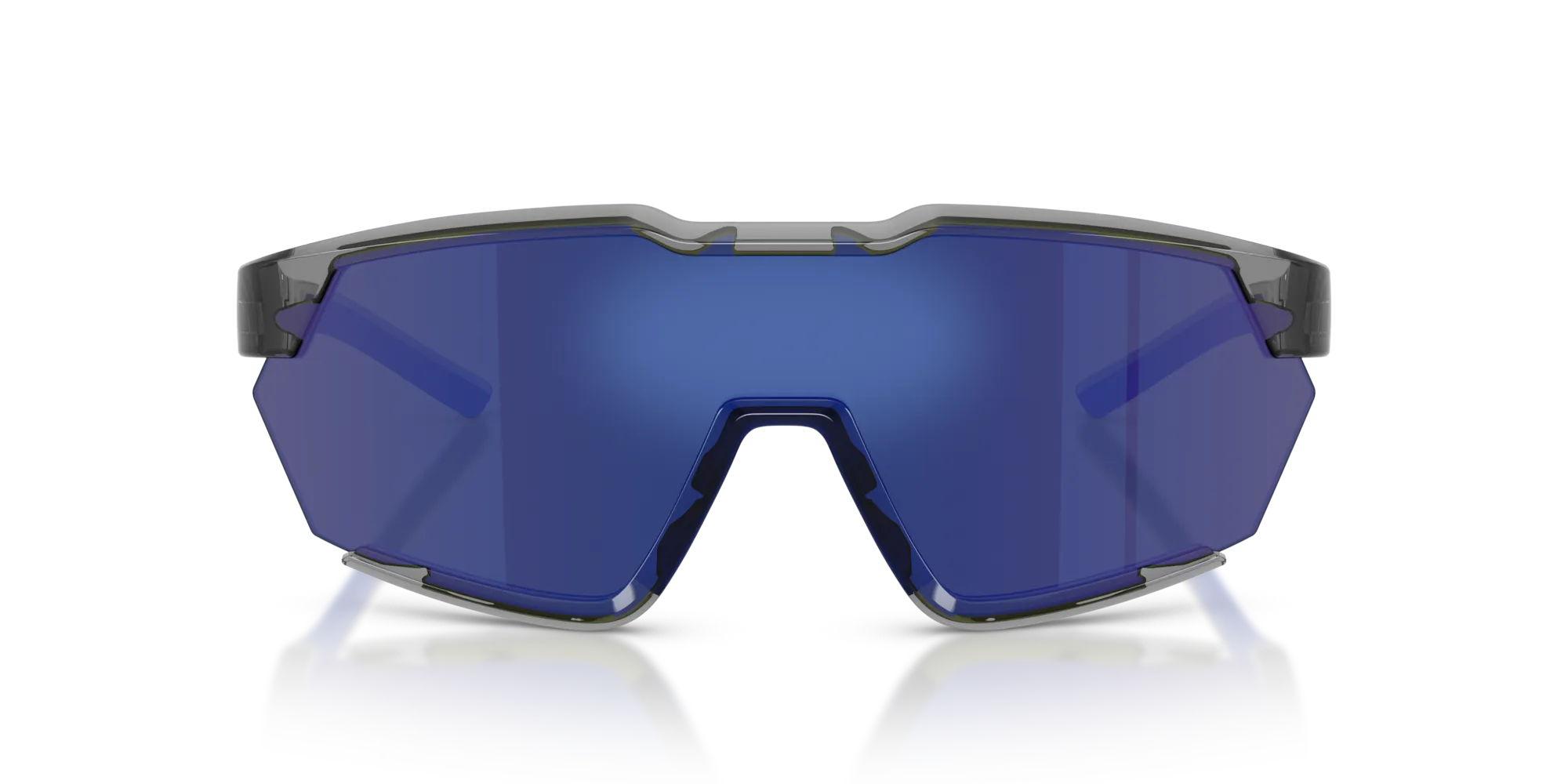 Ferrari Scuderia FZ6018U 524/87 Occhiali da sole Iniettato Grigio Blu Geometrica Specchiate - immagine 3