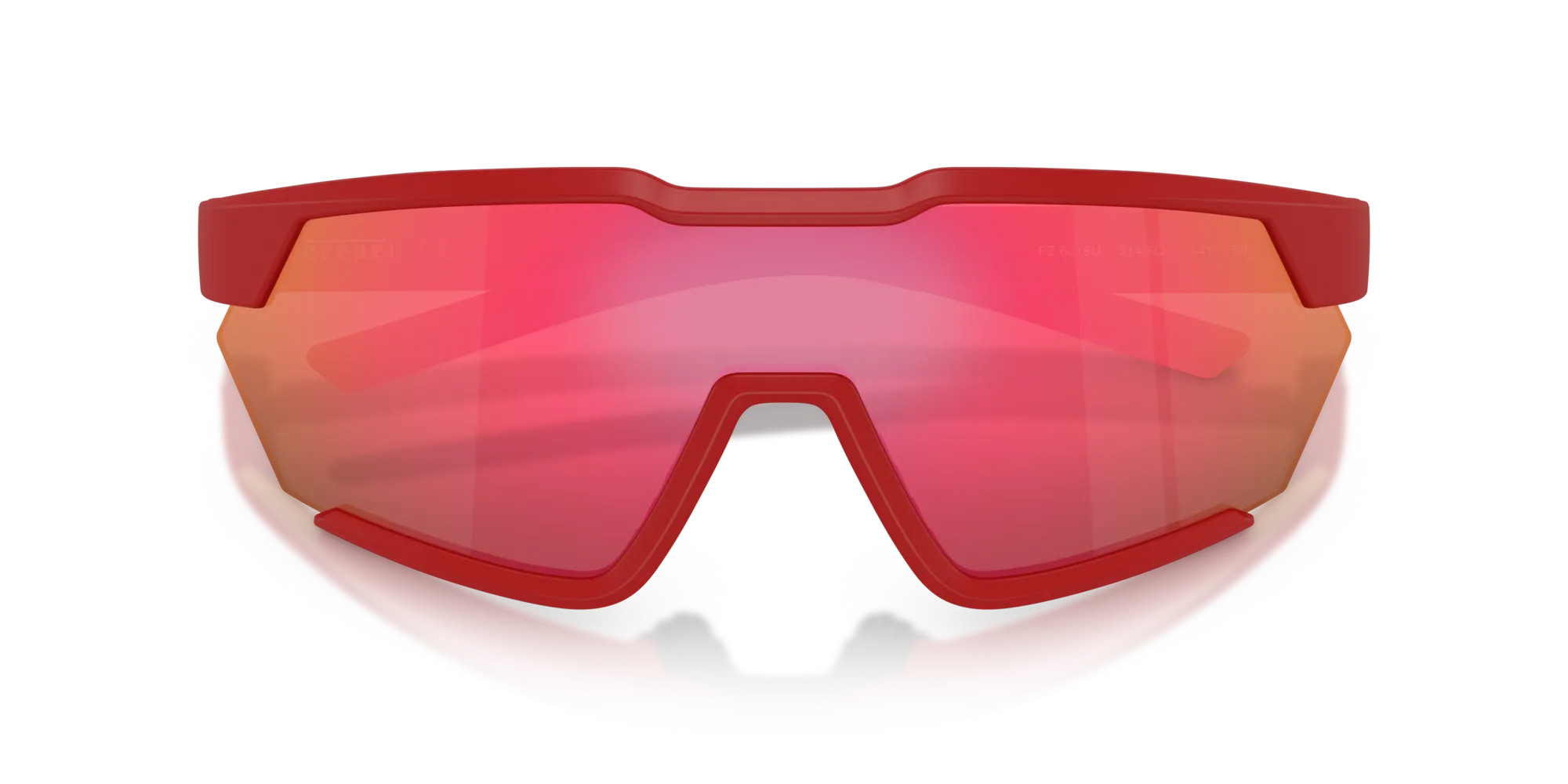 Ferrari Scuderia FZ6018U 514/6Q Occhiali da sole Iniettato Rosso Oro Geometrica Normale - immagine 2