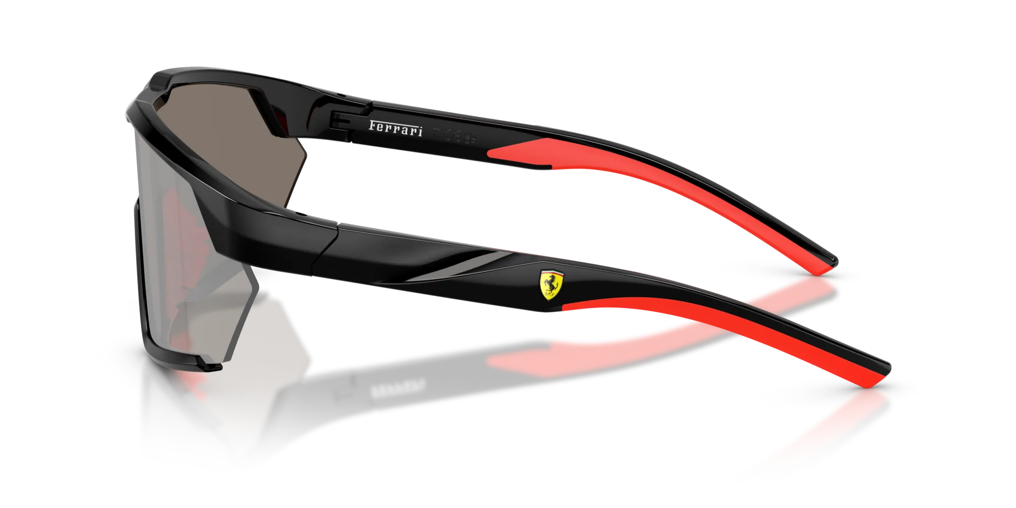 Ferrari Scuderia FZ6018U 501/6G Occhiali da sole Iniettato Nero Grigio Geometrica Normale - immagine 4