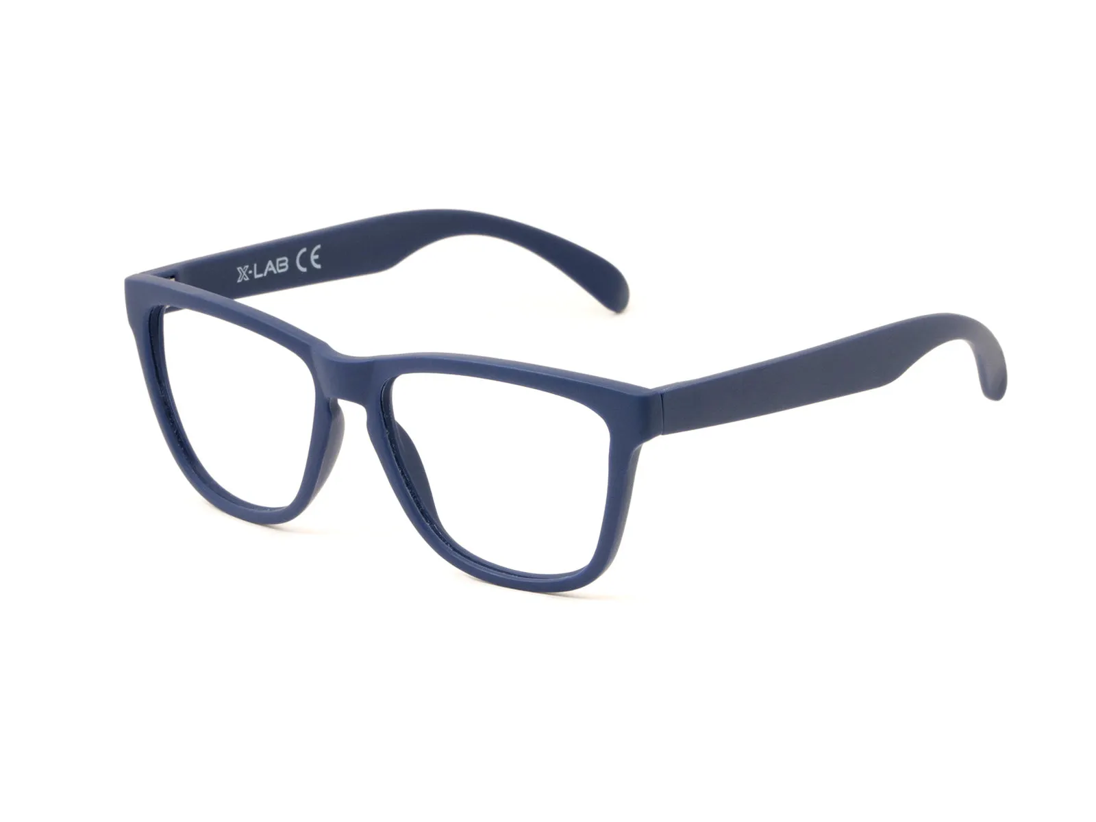 XLAB Unisex DEVON1 Montature da vista Plastica Blu Squadrata Fotocromatico - immagine 1