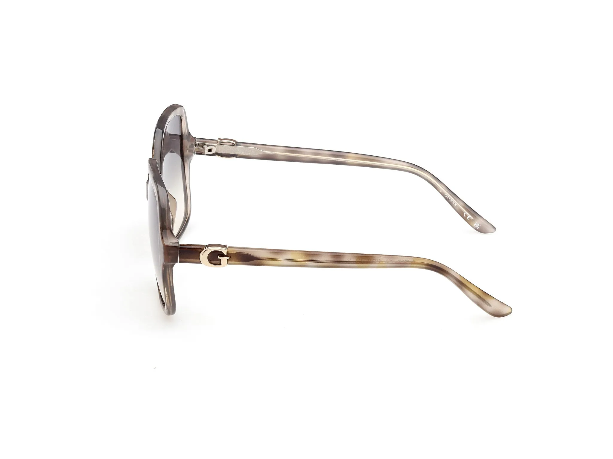 Guess GU00190 95P Occhiali da sole Iniettato Havana Squadrata Normale Sfumato - immagine 3
