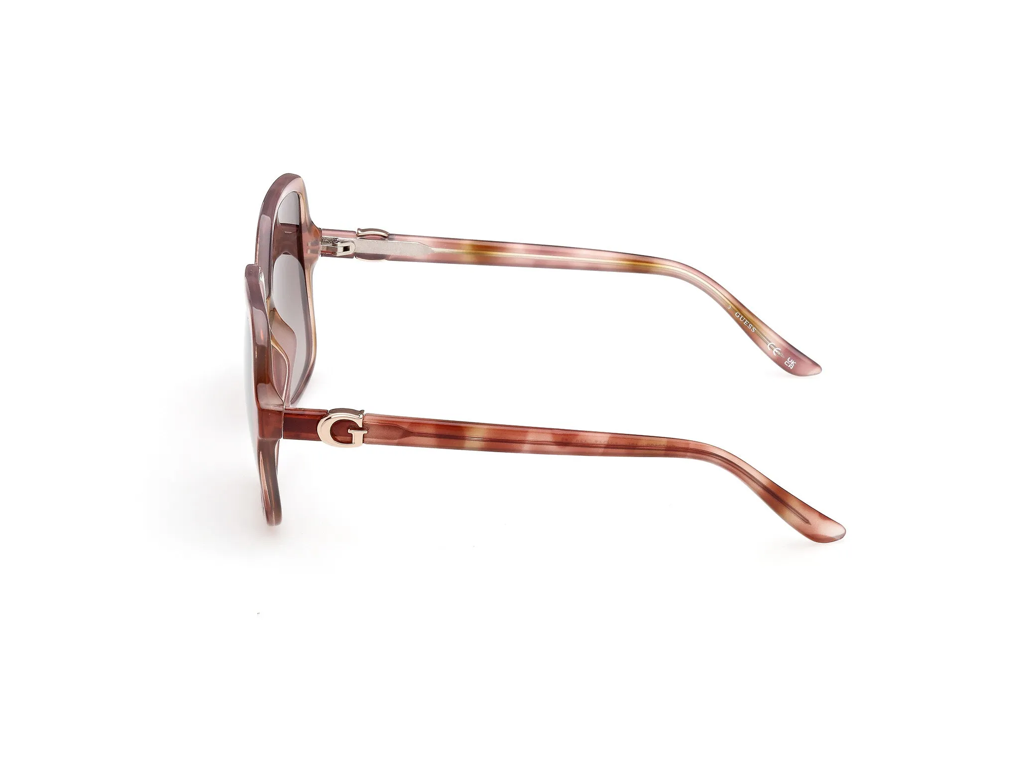 Guess GU00190 47F Occhiali da sole Iniettato Marrone Marrone Squadrata Normale - immagine 3