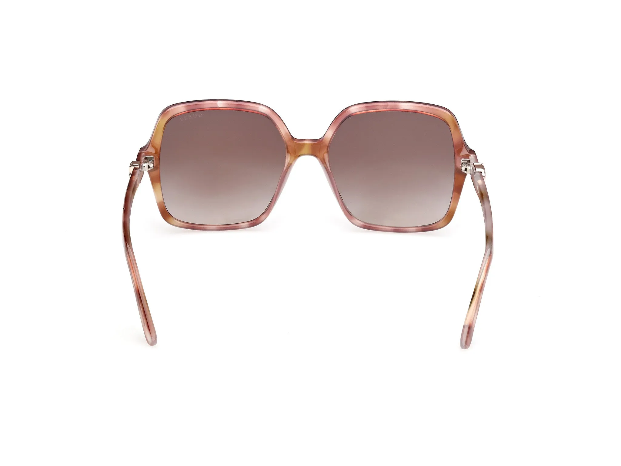 Guess GU00190 47F Occhiali da sole Iniettato Marrone Marrone Squadrata Normale - immagine 4