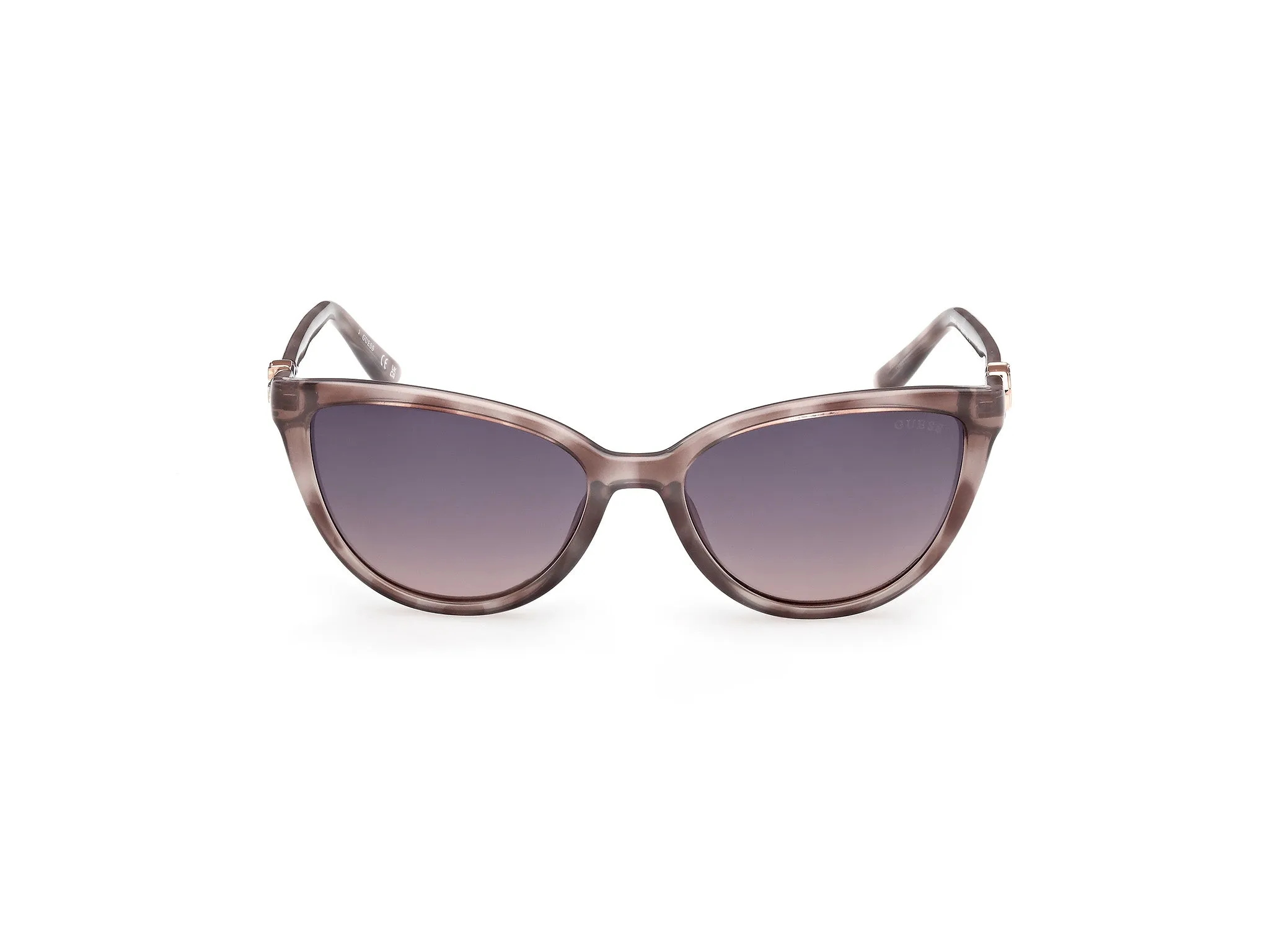 Guess GU00189 20B Occhiali da sole Iniettato Grigio Fumo Cat Eye Normale - immagine 2