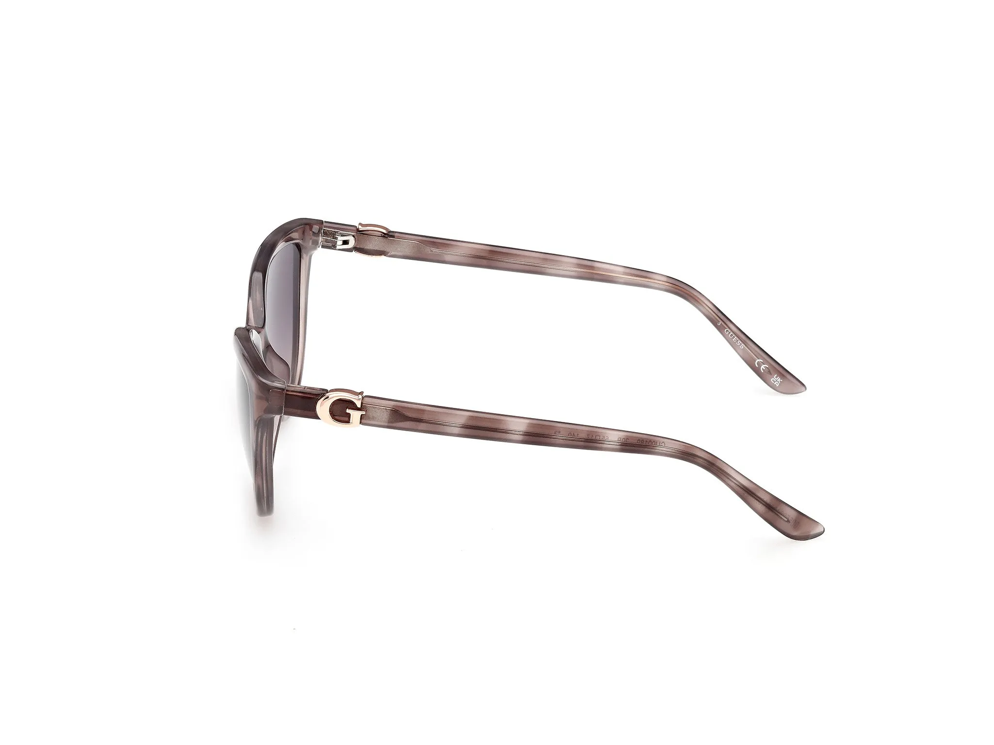 Guess GU00189 20B Occhiali da sole Iniettato Grigio Fumo Cat Eye Normale - immagine 3