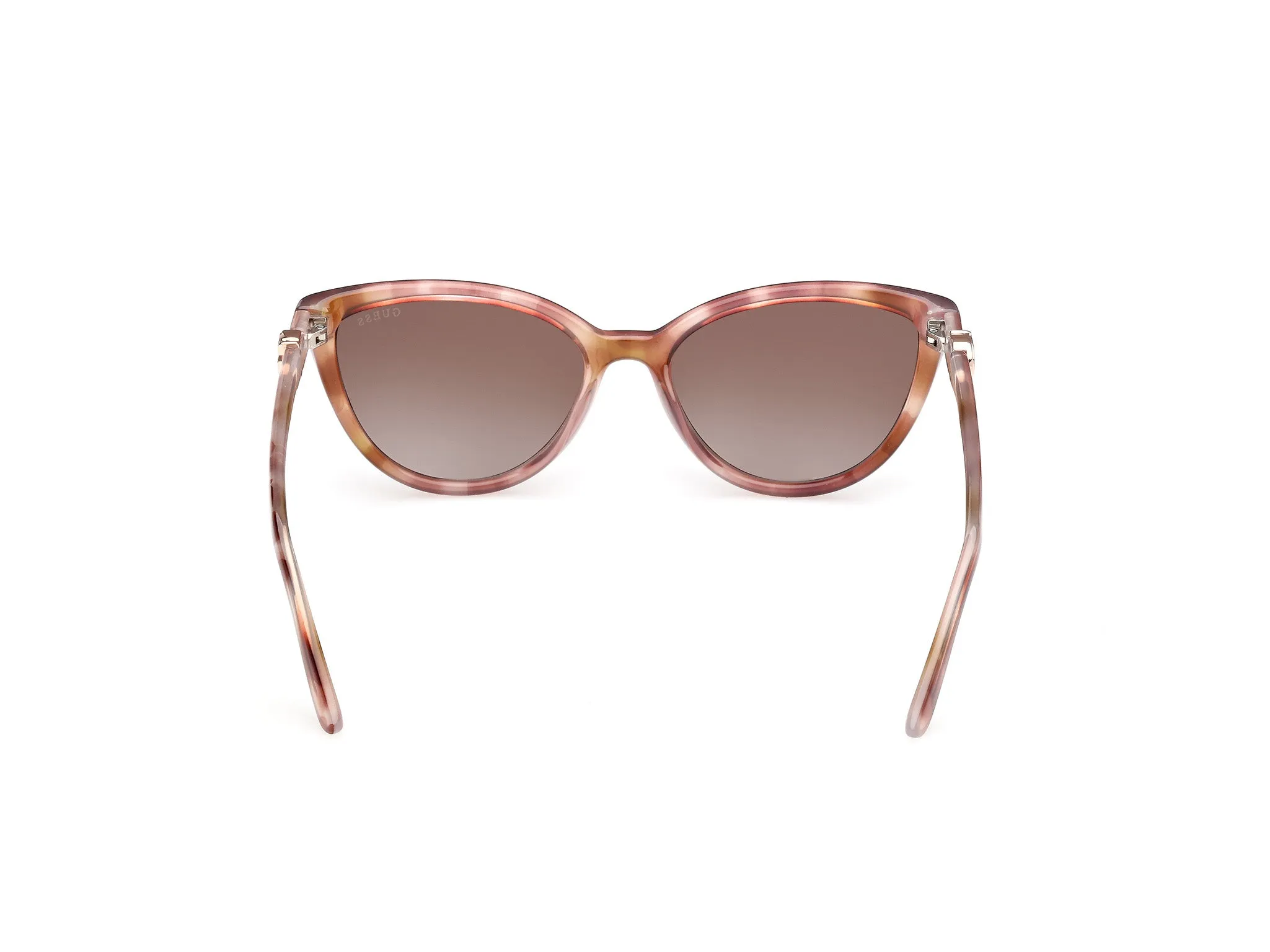 Guess GU00189 47F Occhiali da sole Iniettato Marrone Marrone Cat Eye Normale - immagine 4