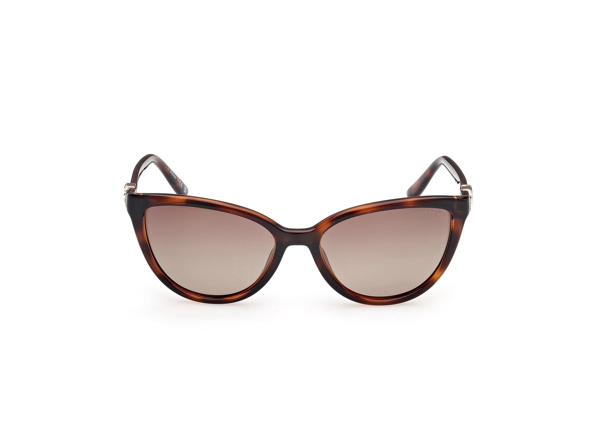 Guess GU00189 52H Occhiali da sole Iniettato Havana Marrone Cat Eye Polarizzata Sfumato - immagine 2