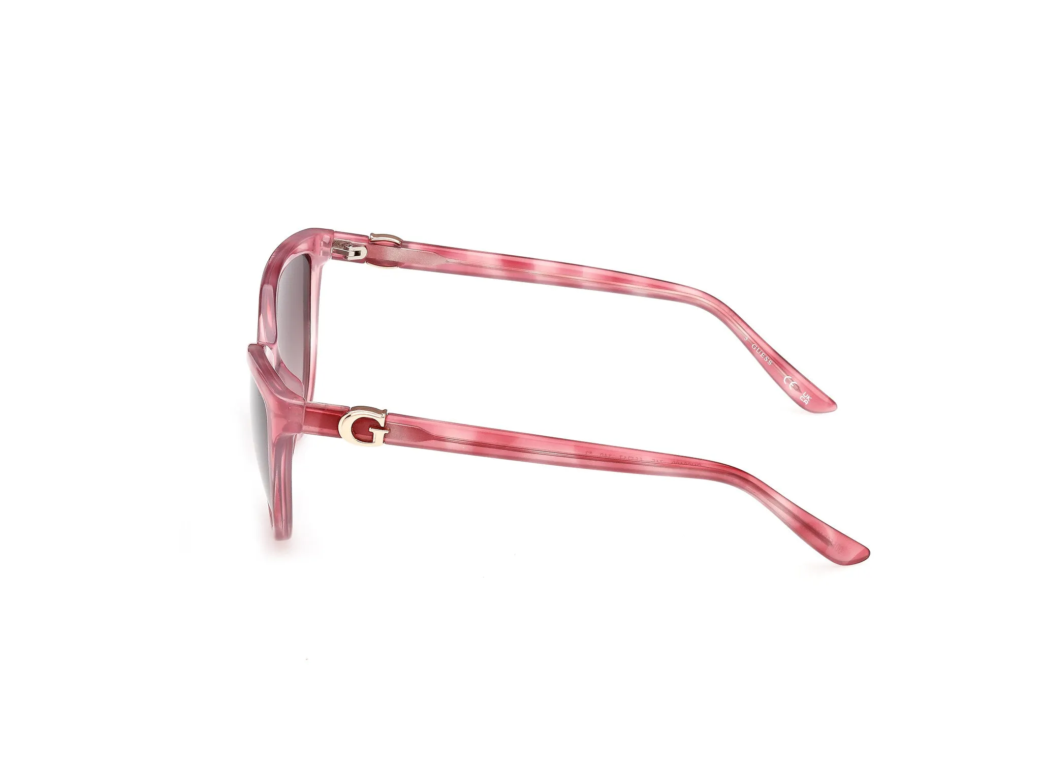 Guess GU00189 74F Occhiali da sole Iniettato Rosa Marrone Cat Eye Normale - immagine 3