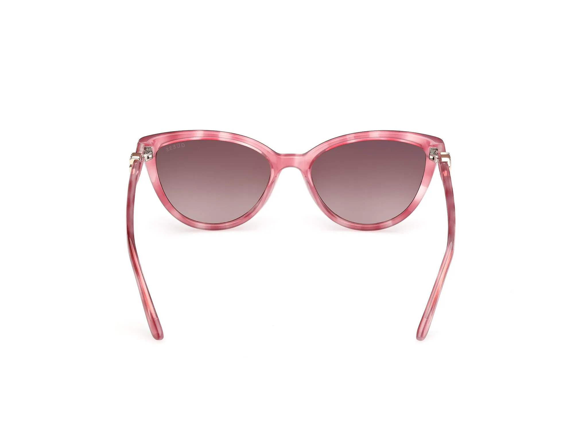 Guess GU00189 74F Occhiali da sole Iniettato Rosa Marrone Cat Eye Normale - immagine 4