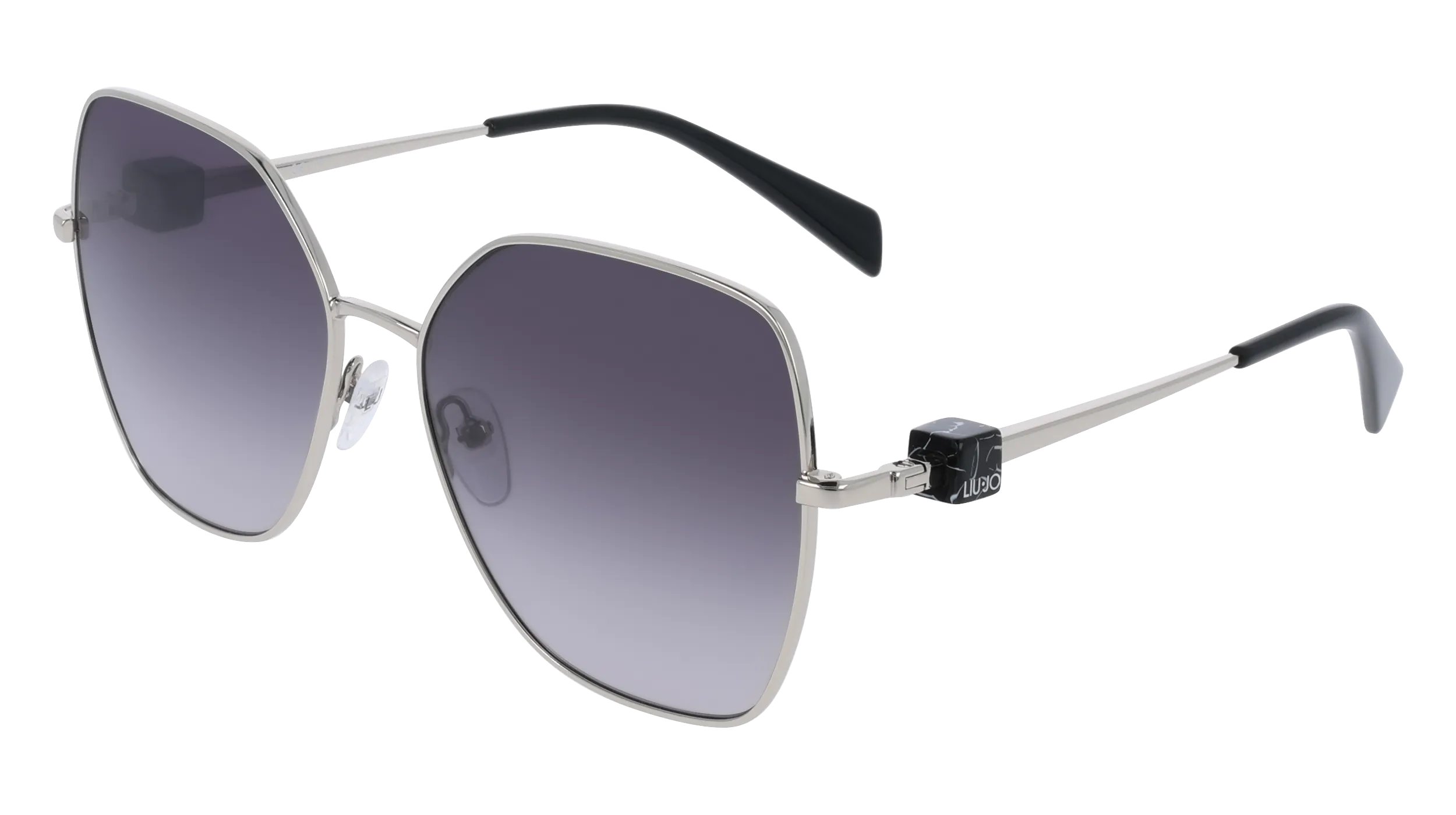 Liu Jo LJ160S 040 Occhiali da sole Metallo Argento Normale - immagine 1