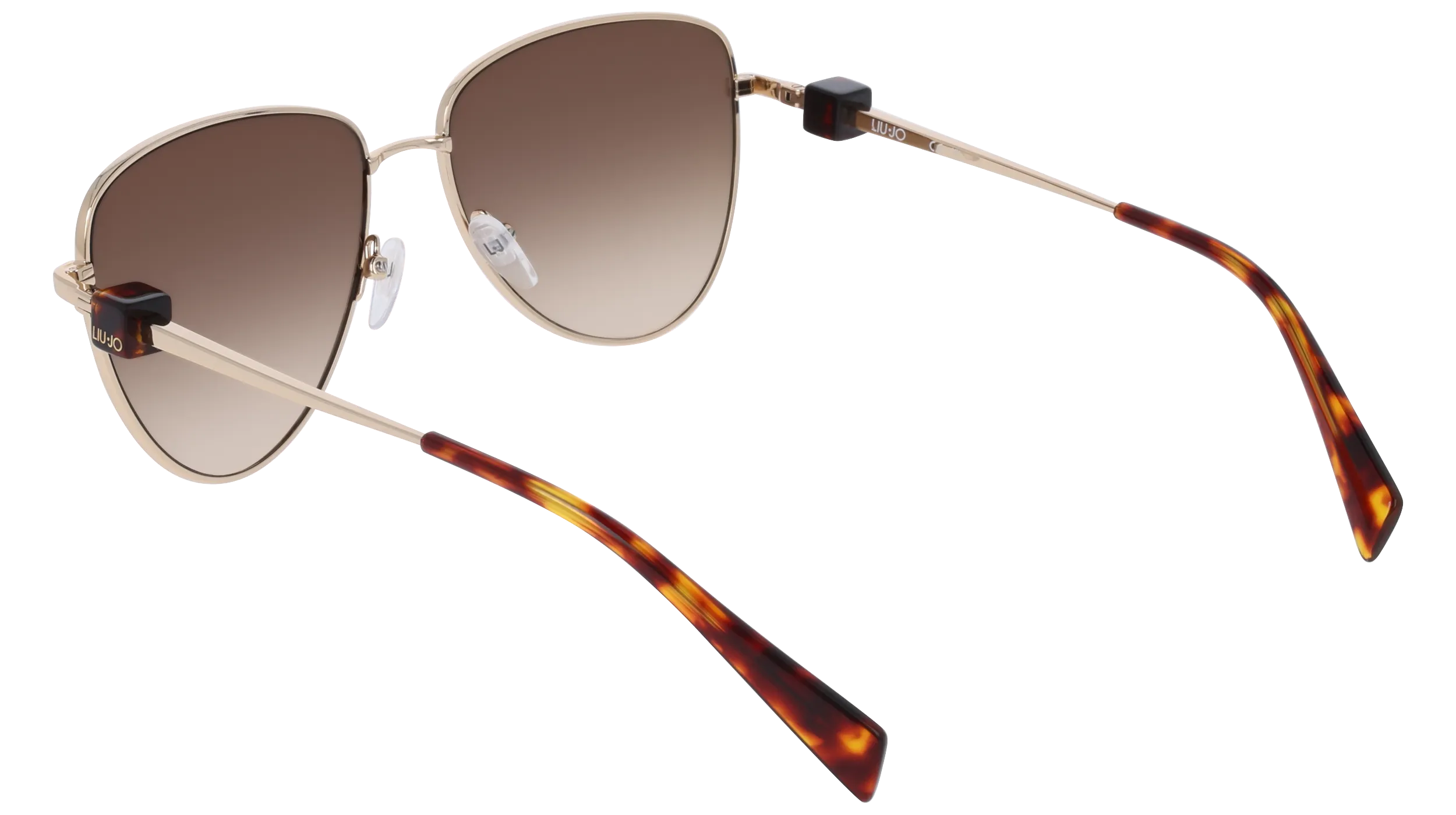 Liu Jo LJ161S 731 Occhiali da sole Metallo Oro Pilot Normale - immagine 4