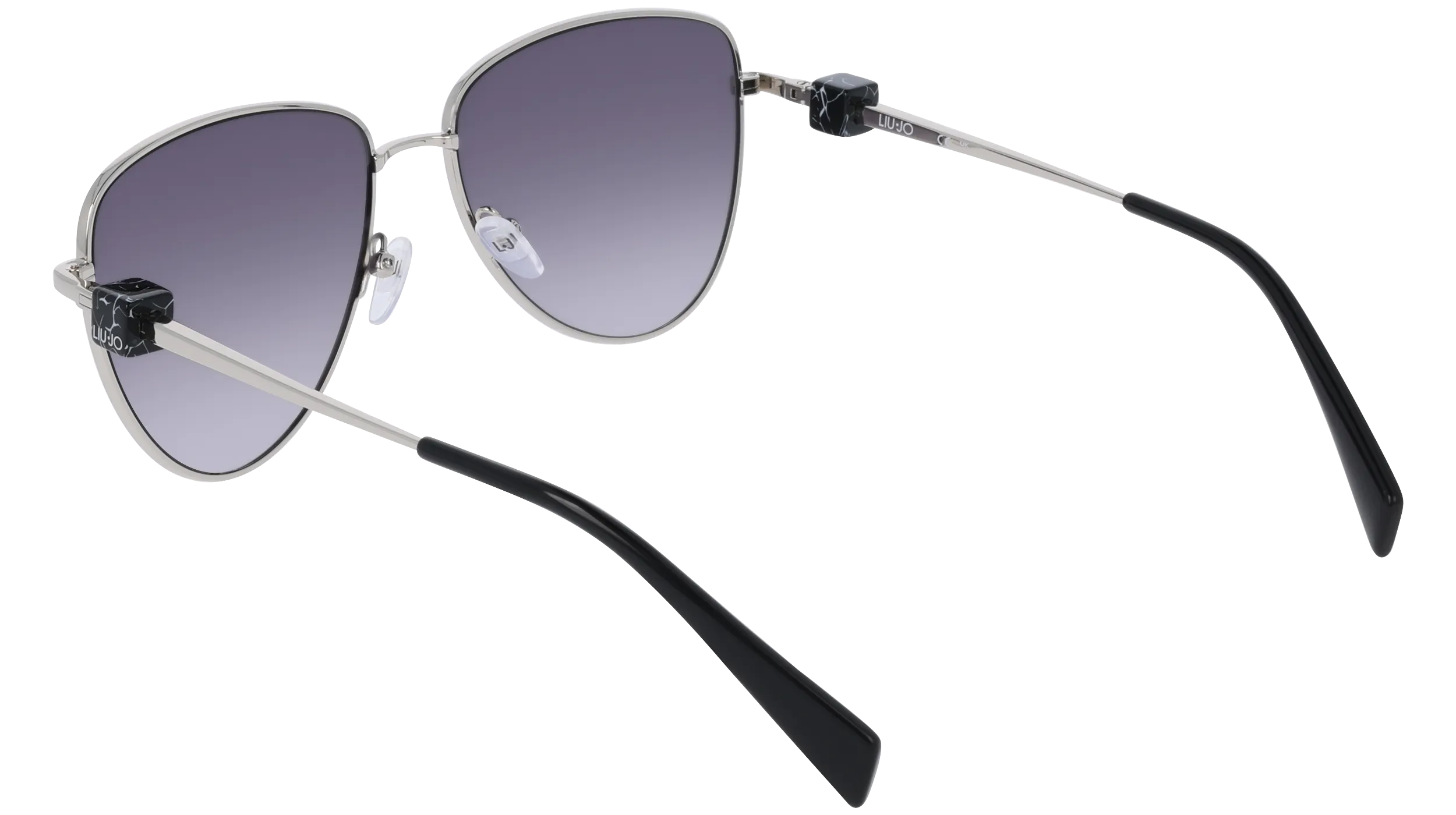 Liu Jo LJ161S 040 Occhiali da sole Metallo Argento Pilot Normale - immagine 4