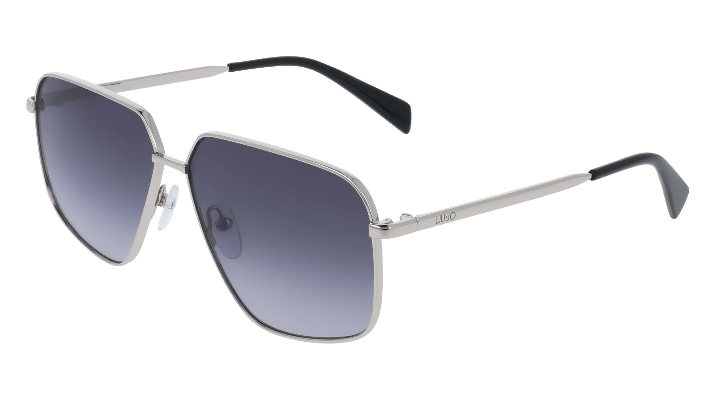 Liu Jo LJ162S 040 Occhiali da sole Metallo Argento Pilot Normale - immagine 1