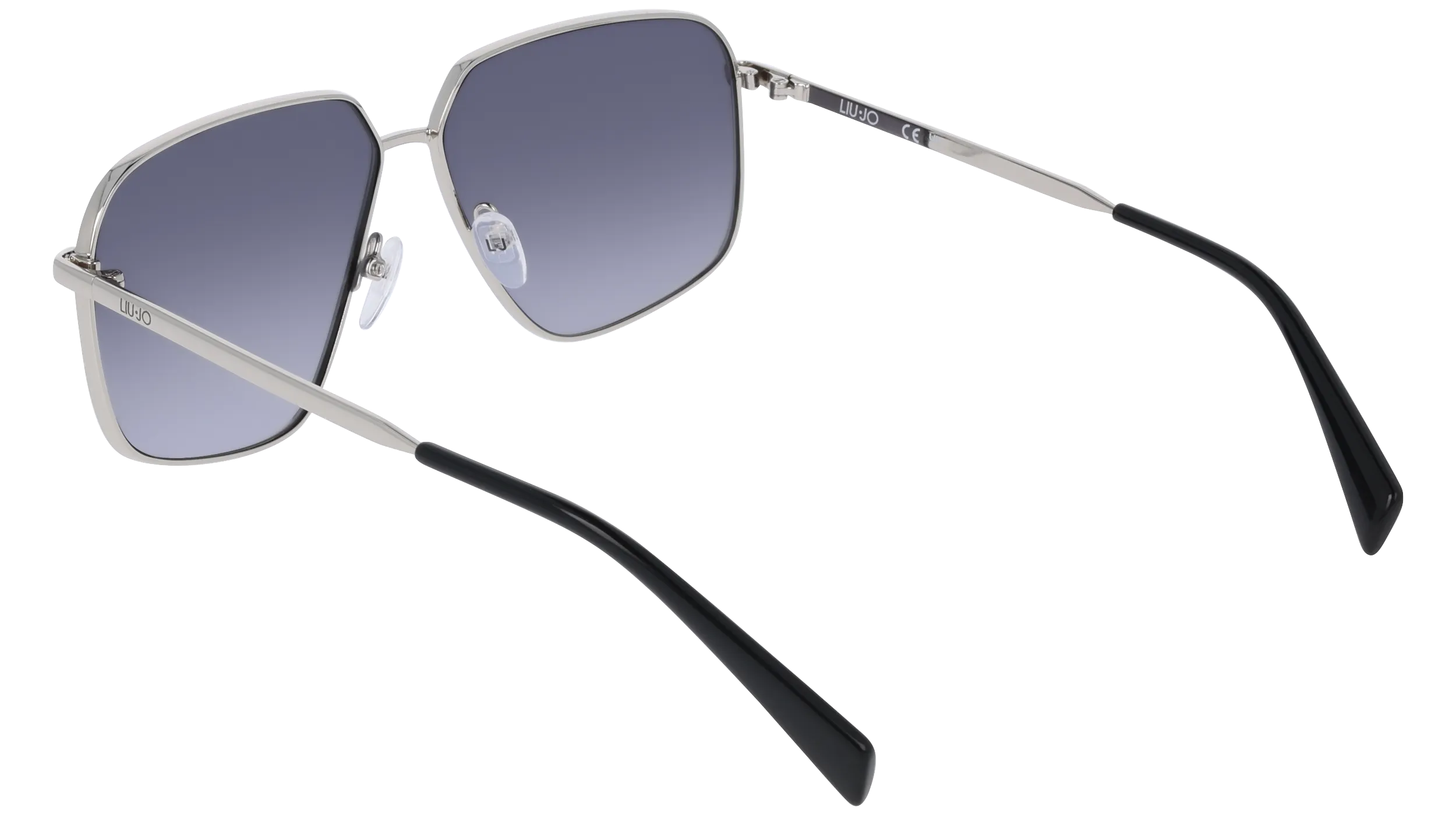 Liu Jo LJ162S 040 Occhiali da sole Metallo Argento Pilot Normale - immagine 4