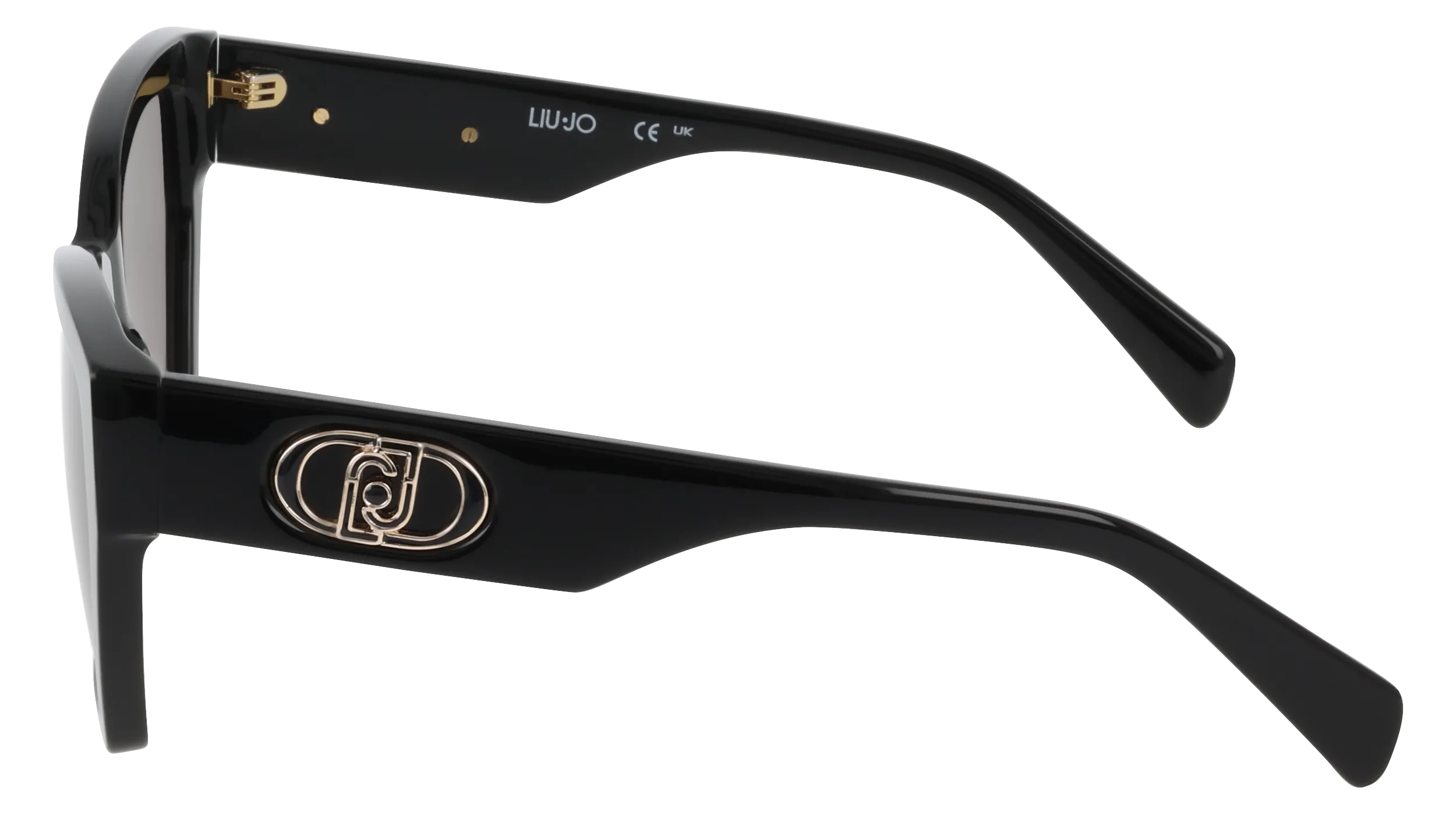 Liu Jo LJ815S 001 Occhiali da sole Acetato Nero Squadrata Normale - immagine 3