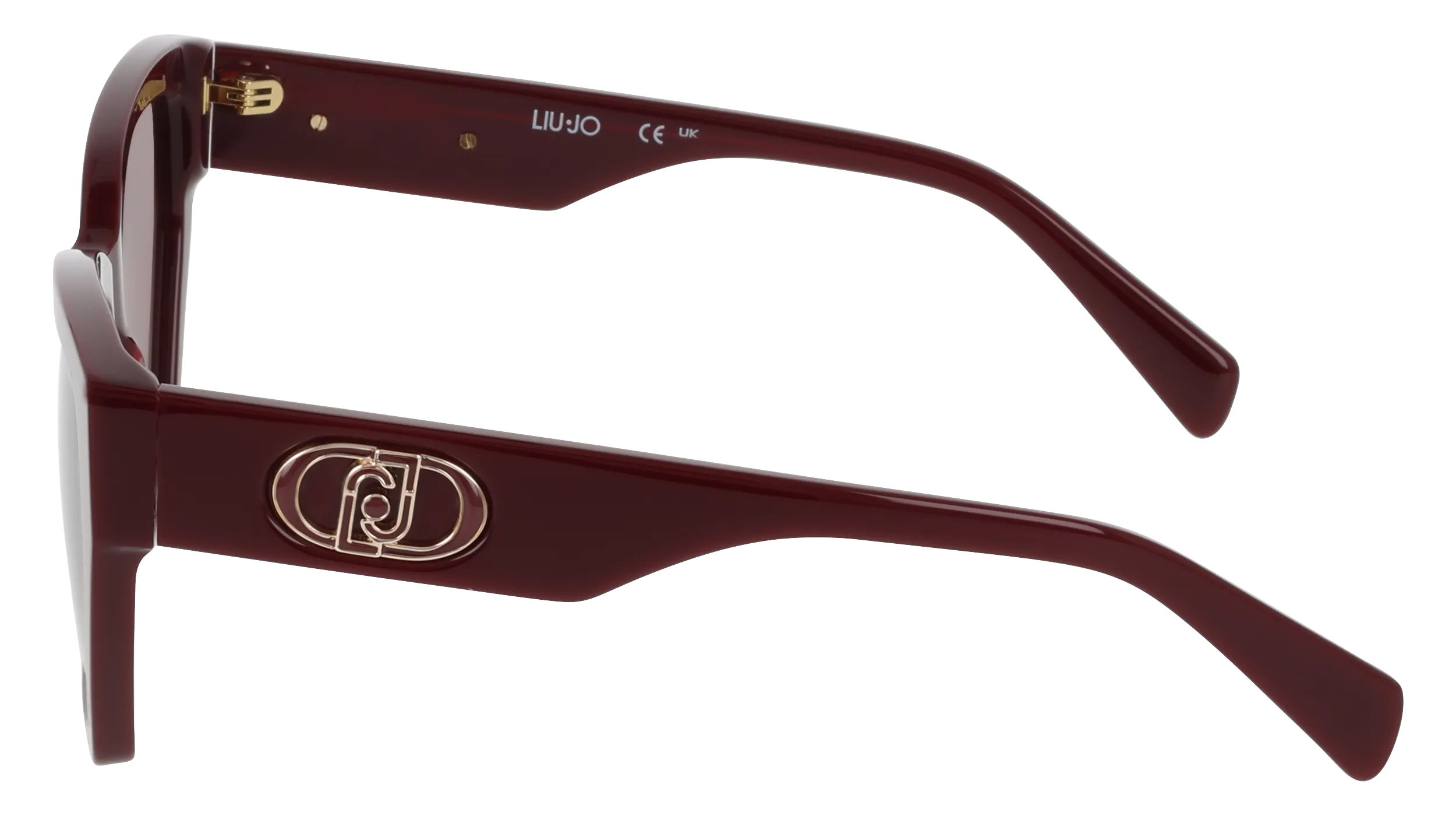 Liu Jo LJ815S 601 Occhiali da sole Acetato Bordeaux Squadrata Normale Sfumato - immagine 3