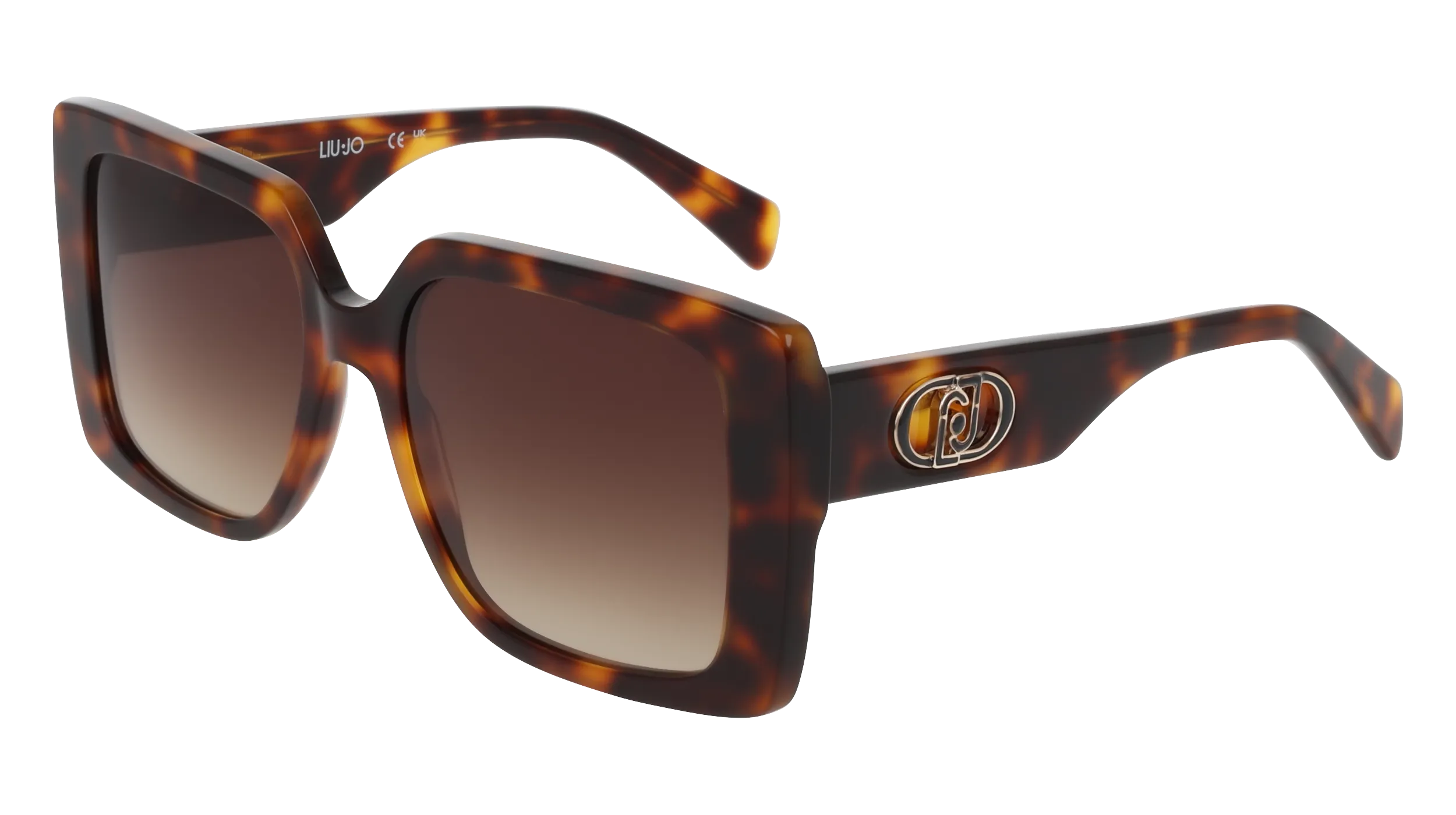 Liu Jo LJ816S 240 Occhiali da sole Acetato Havana Squadrata Normale - immagine 1