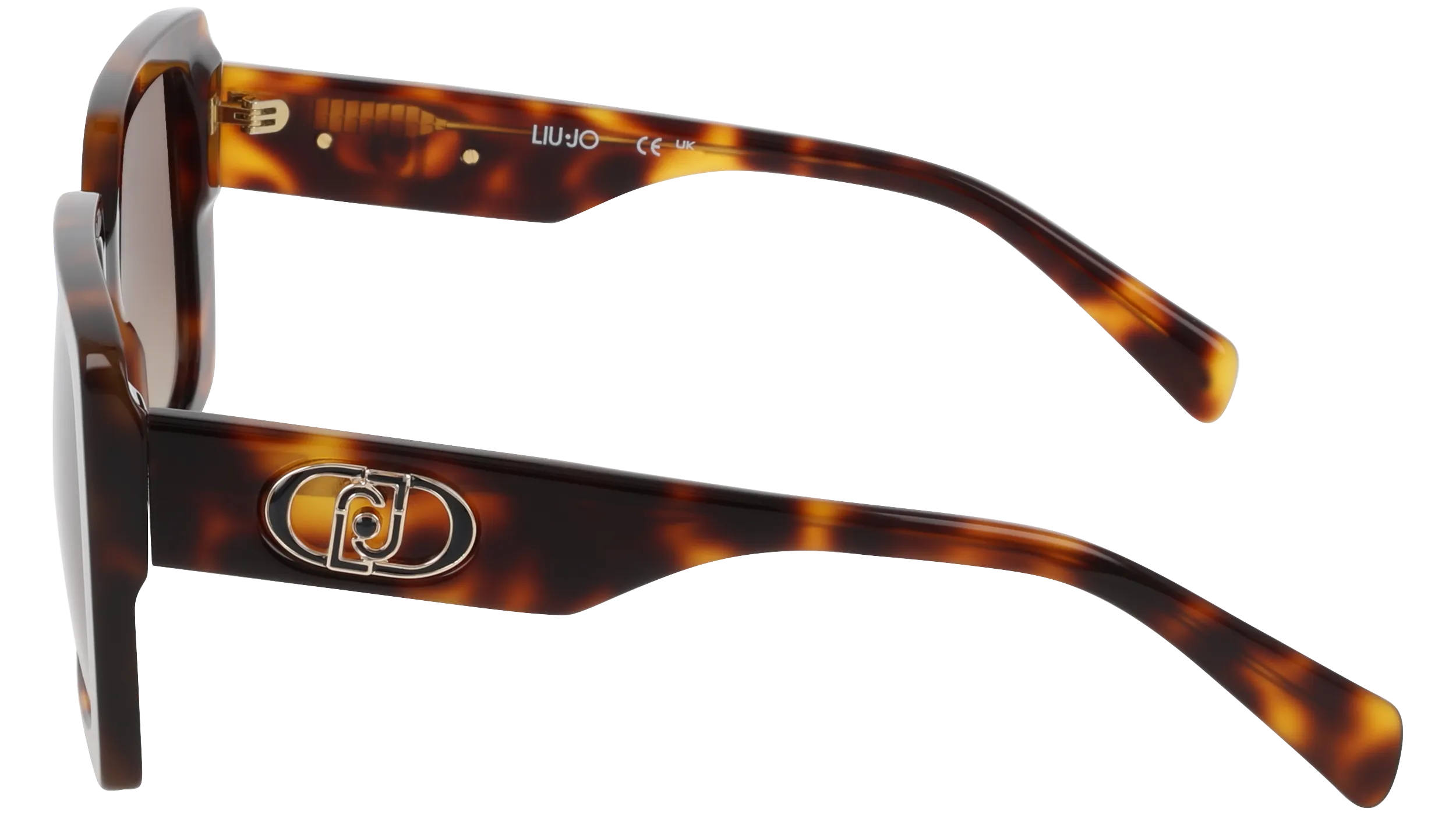 Liu Jo LJ816S 240 Occhiali da sole Acetato Havana Squadrata Normale - immagine 3