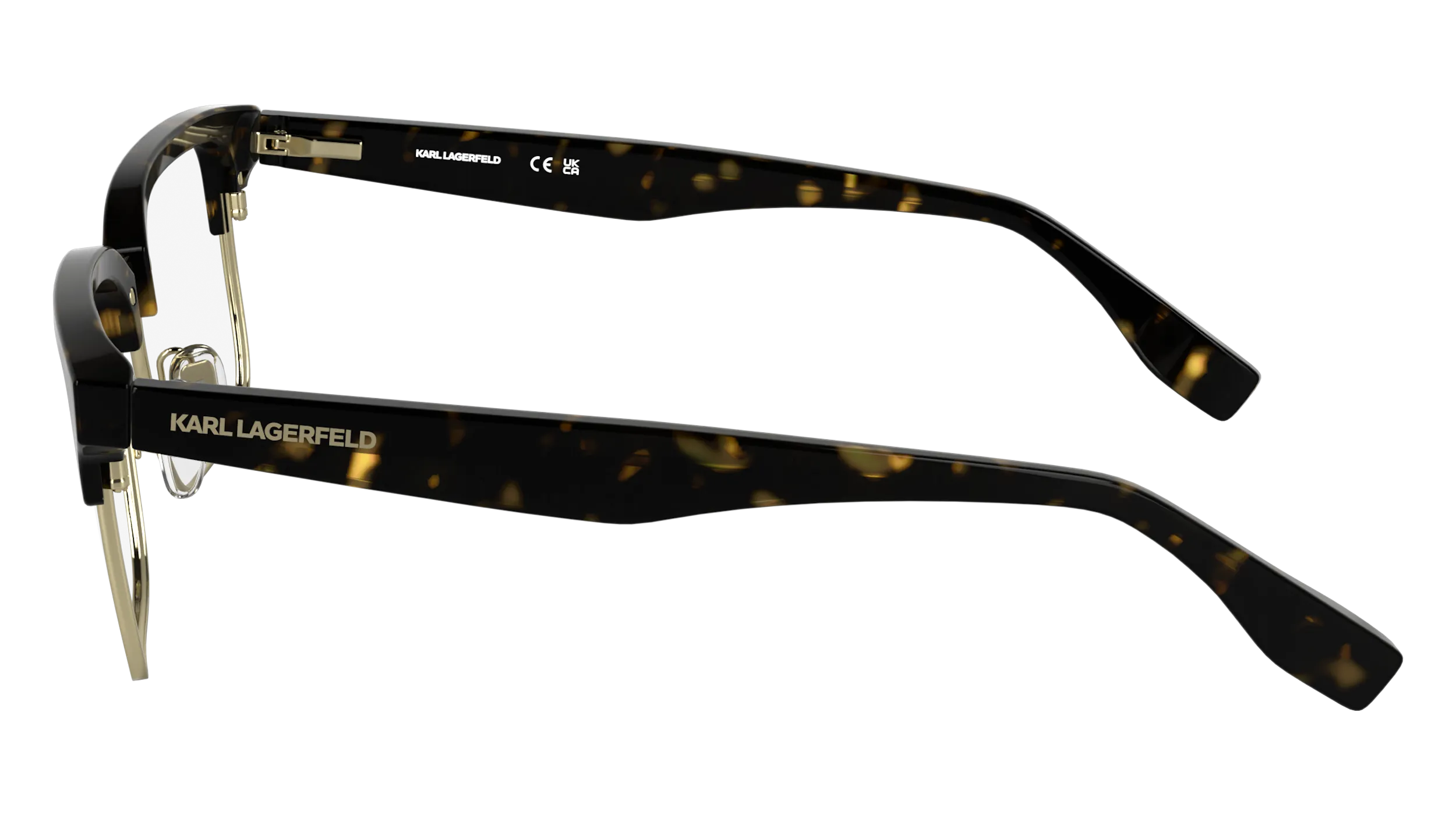 Karl Lagerfeld KL6202 242 Montature da vista Metallo Havana Squadrata Normale - immagine 3