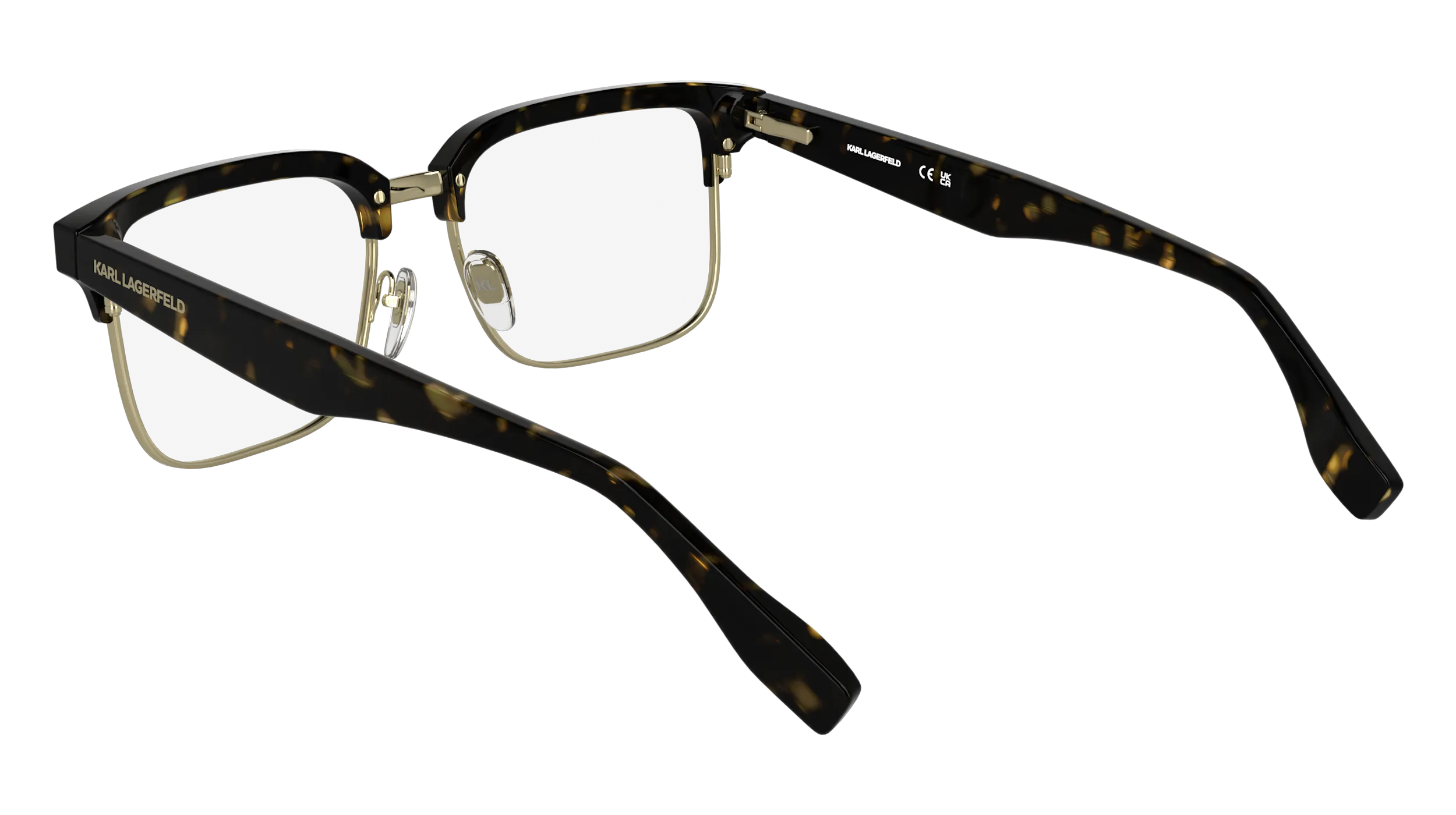 Karl Lagerfeld KL6202 242 Montature da vista Metallo Havana Squadrata Normale - immagine 4